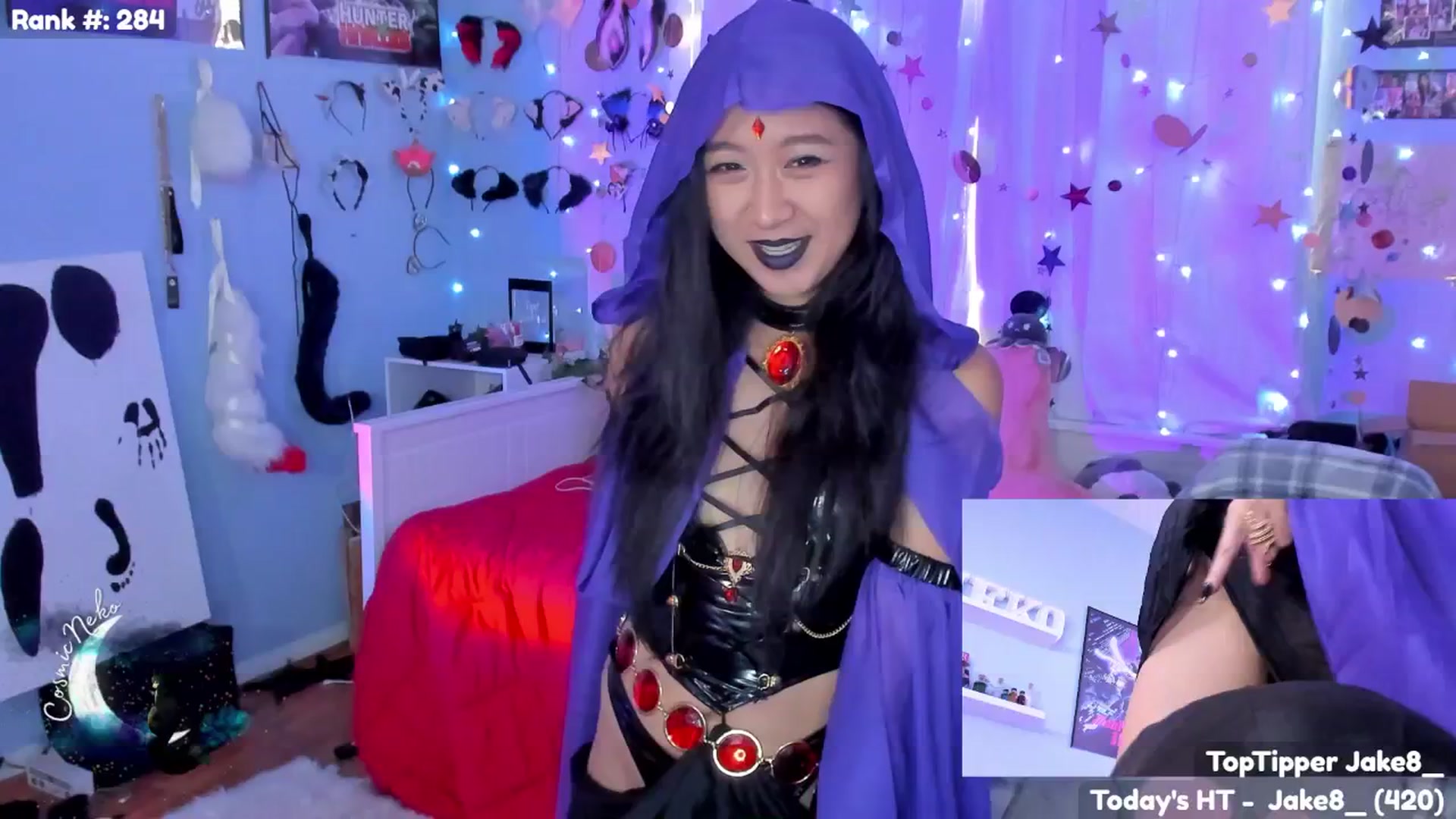 Gallery image thumbnail from CosmicNeko's myfreecams stream on, 10/18/2025, 24:56 image 4 of 20