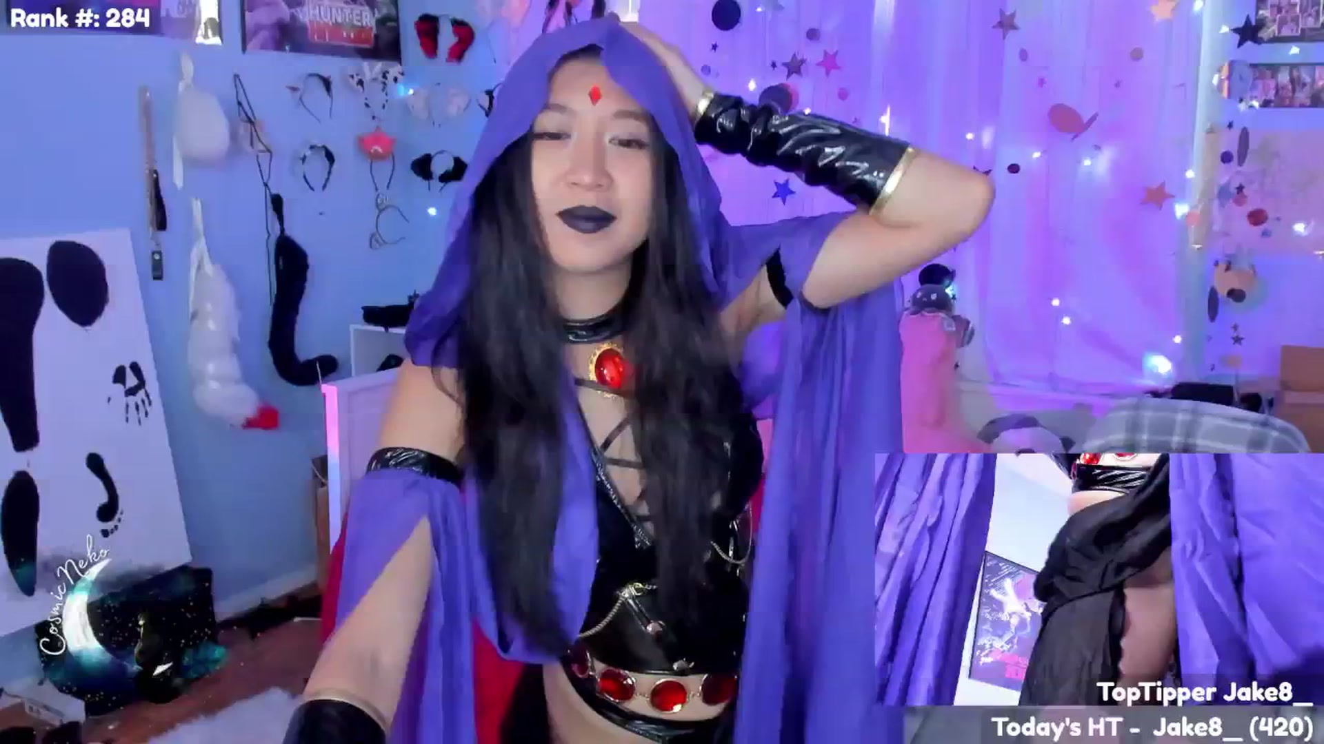 Gallery image thumbnail from CosmicNeko's myfreecams stream on, 10/18/2025, 24:56 image 5 of 20