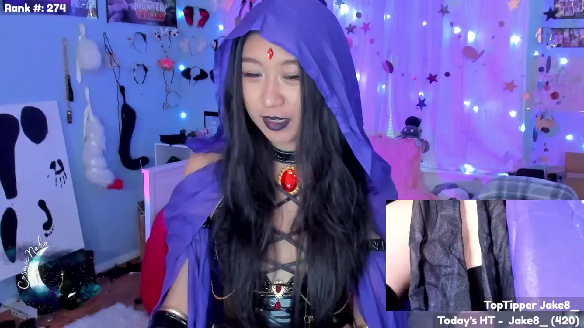 Gallery image thumbnail from CosmicNeko's myfreecams stream on, 10/18/2025, 24:56 image 14 of 20