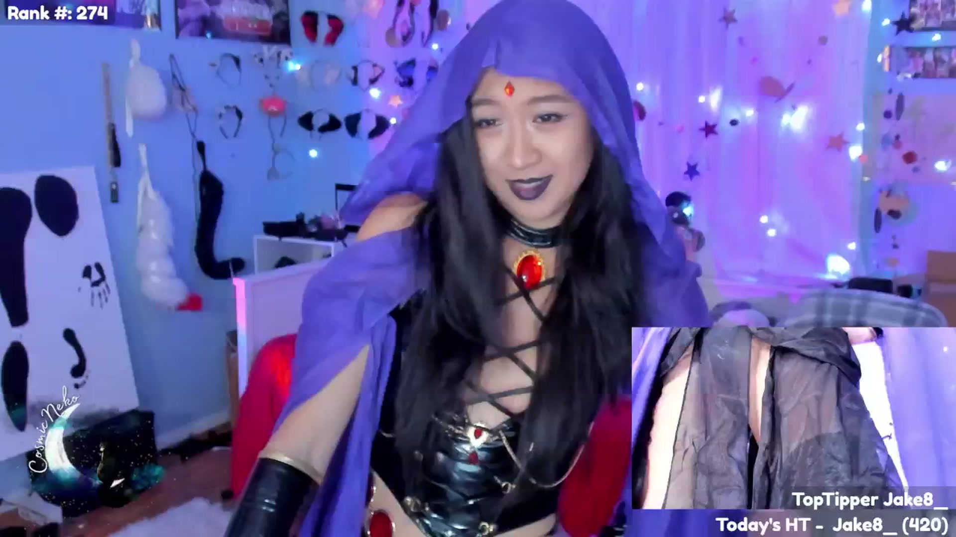 Gallery image thumbnail from CosmicNeko's myfreecams stream on, 10/18/2025, 24:56 image 15 of 20