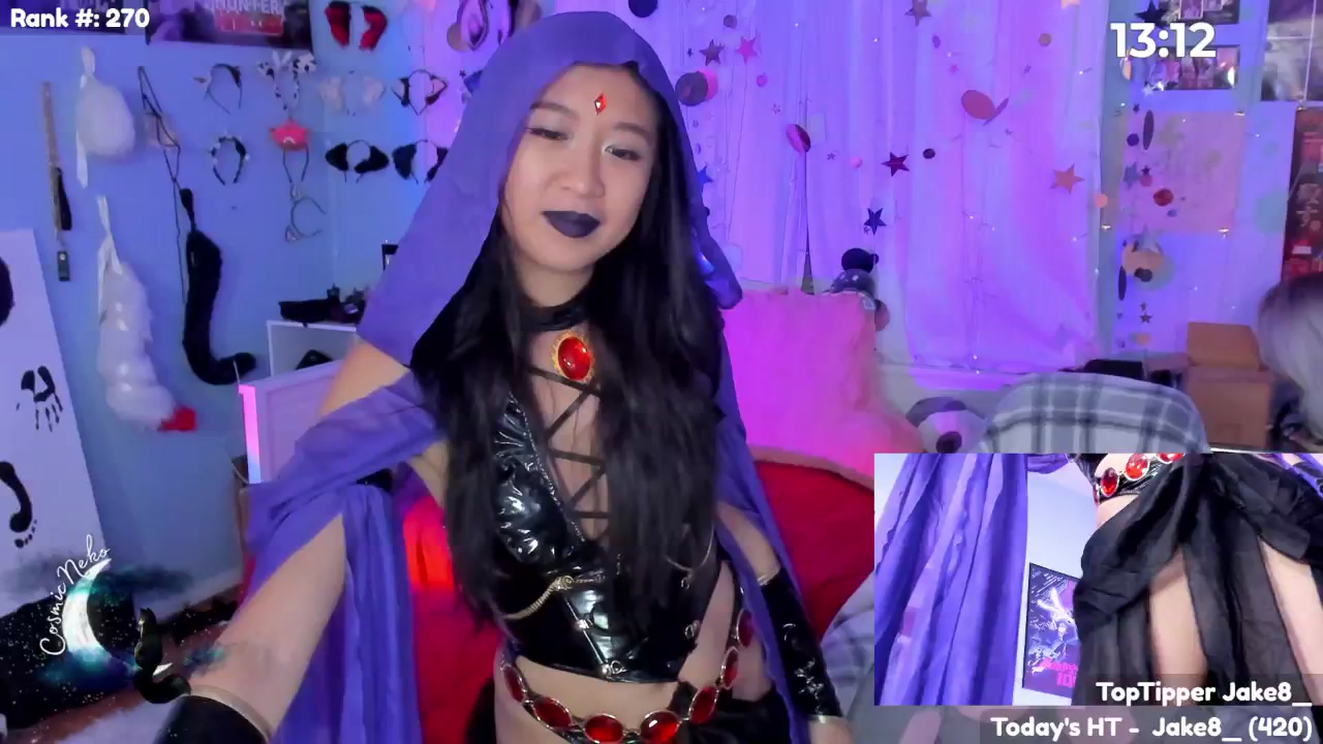 Gallery image thumbnail from CosmicNeko's myfreecams stream on, 10/18/2025, 04:32 image 13 of 20