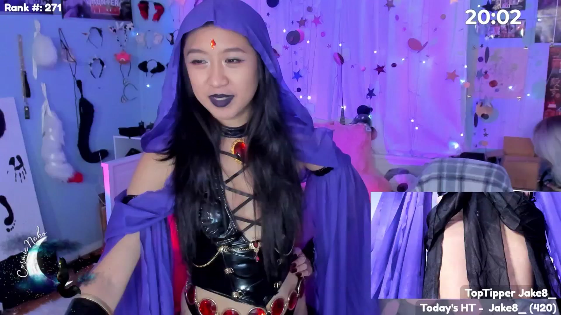 Gallery image thumbnail from CosmicNeko's myfreecams stream on, 10/18/2025, 04:32 image 12 of 20