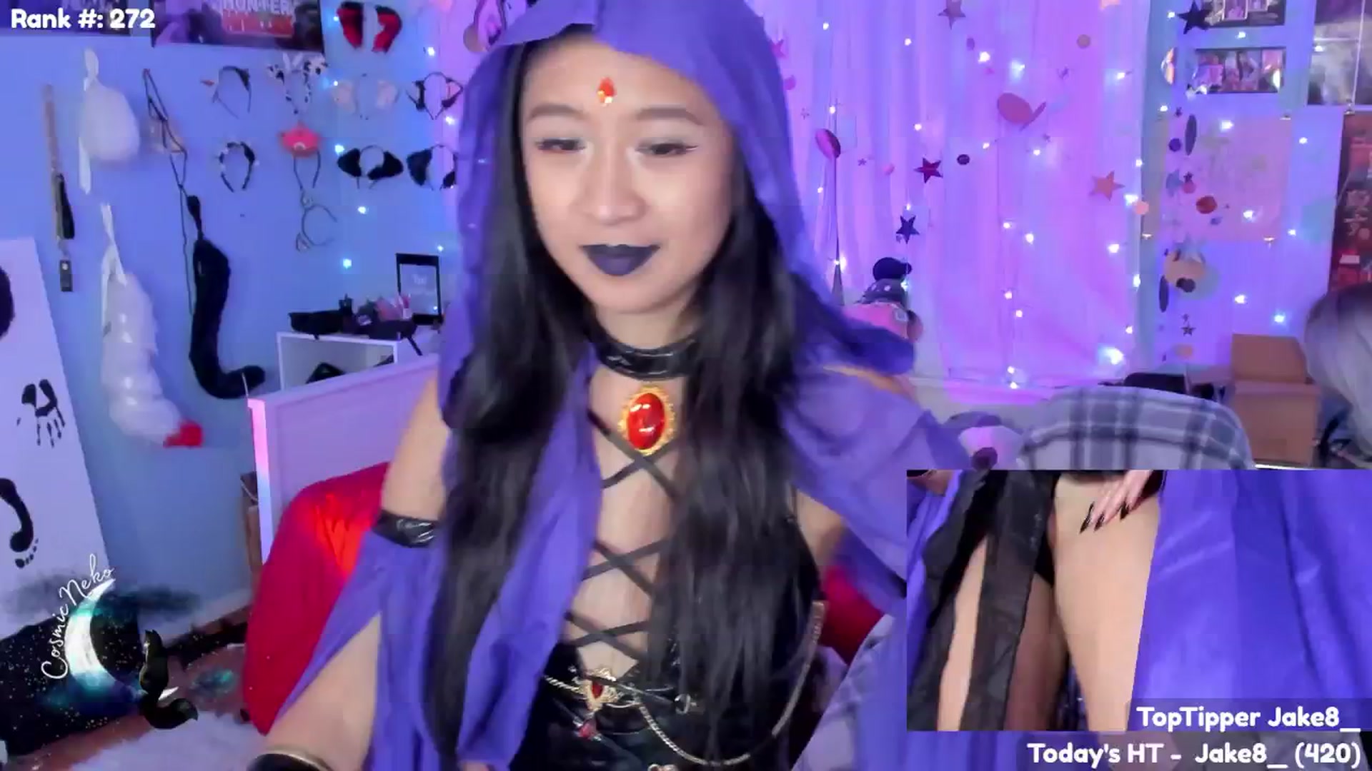 Gallery image thumbnail from CosmicNeko's myfreecams stream on, 10/18/2025, 04:32 image 5 of 20