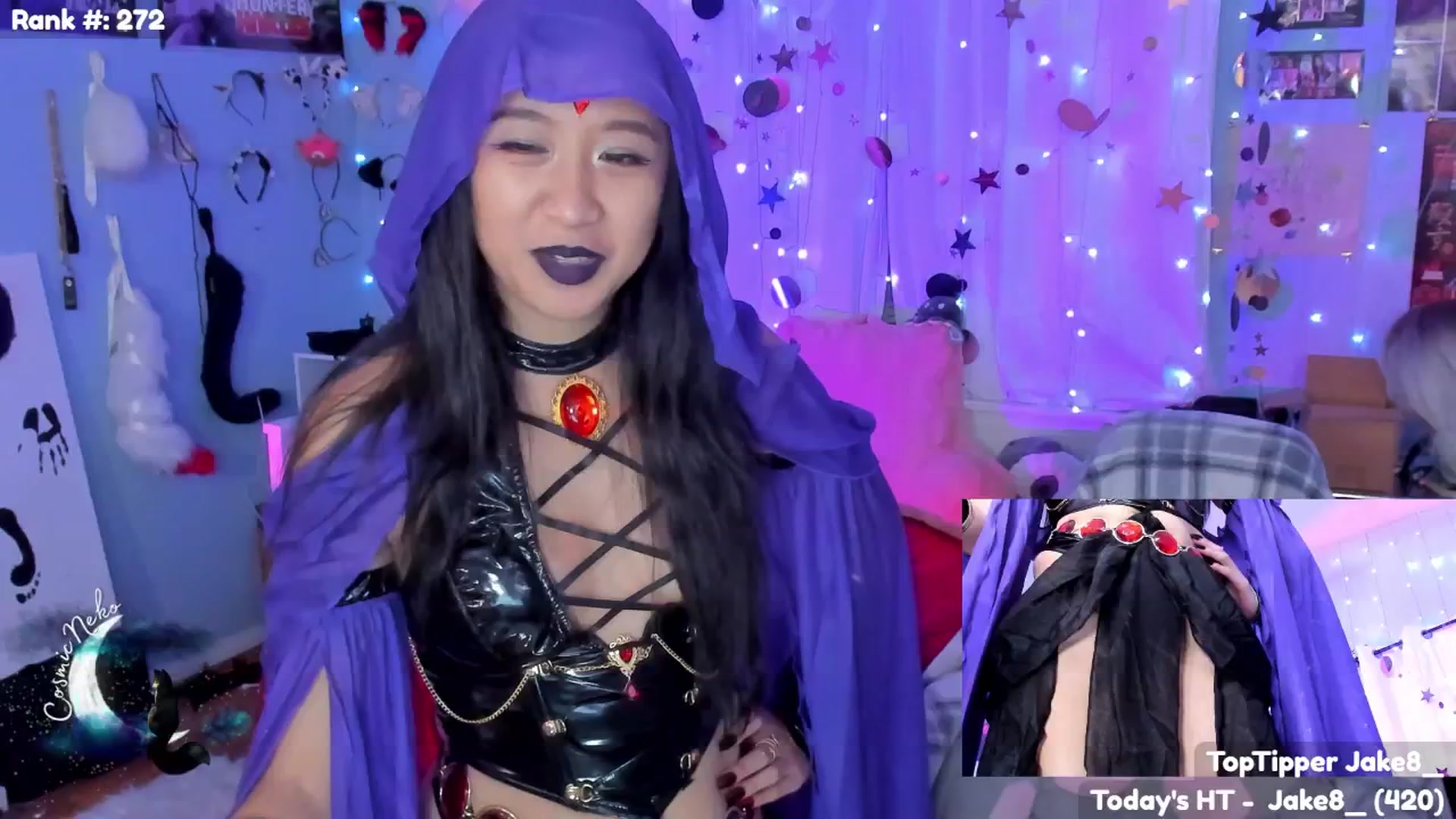 Gallery image thumbnail from CosmicNeko's myfreecams stream on, 10/18/2025, 04:32 image 6 of 20