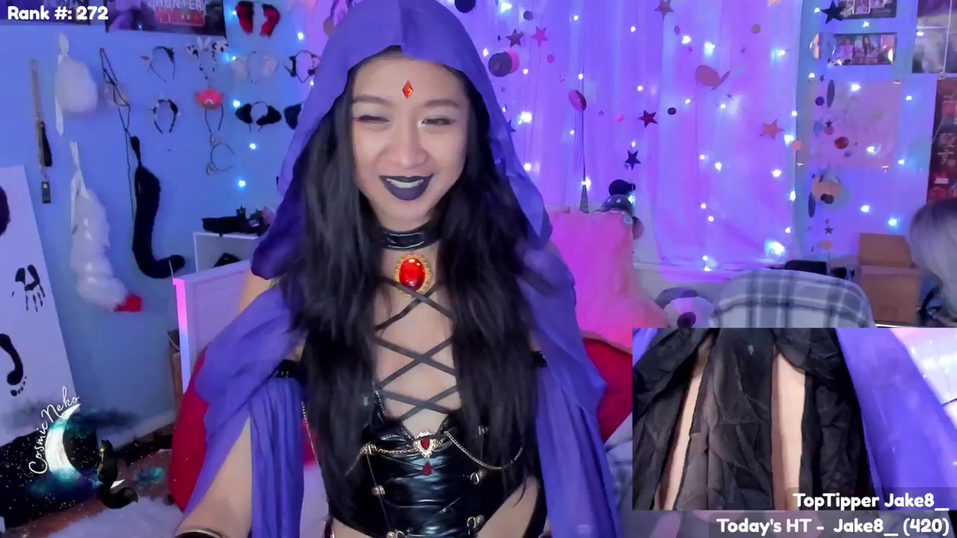 Gallery image thumbnail from CosmicNeko's myfreecams stream on, 10/18/2025, 04:32 image 4 of 20