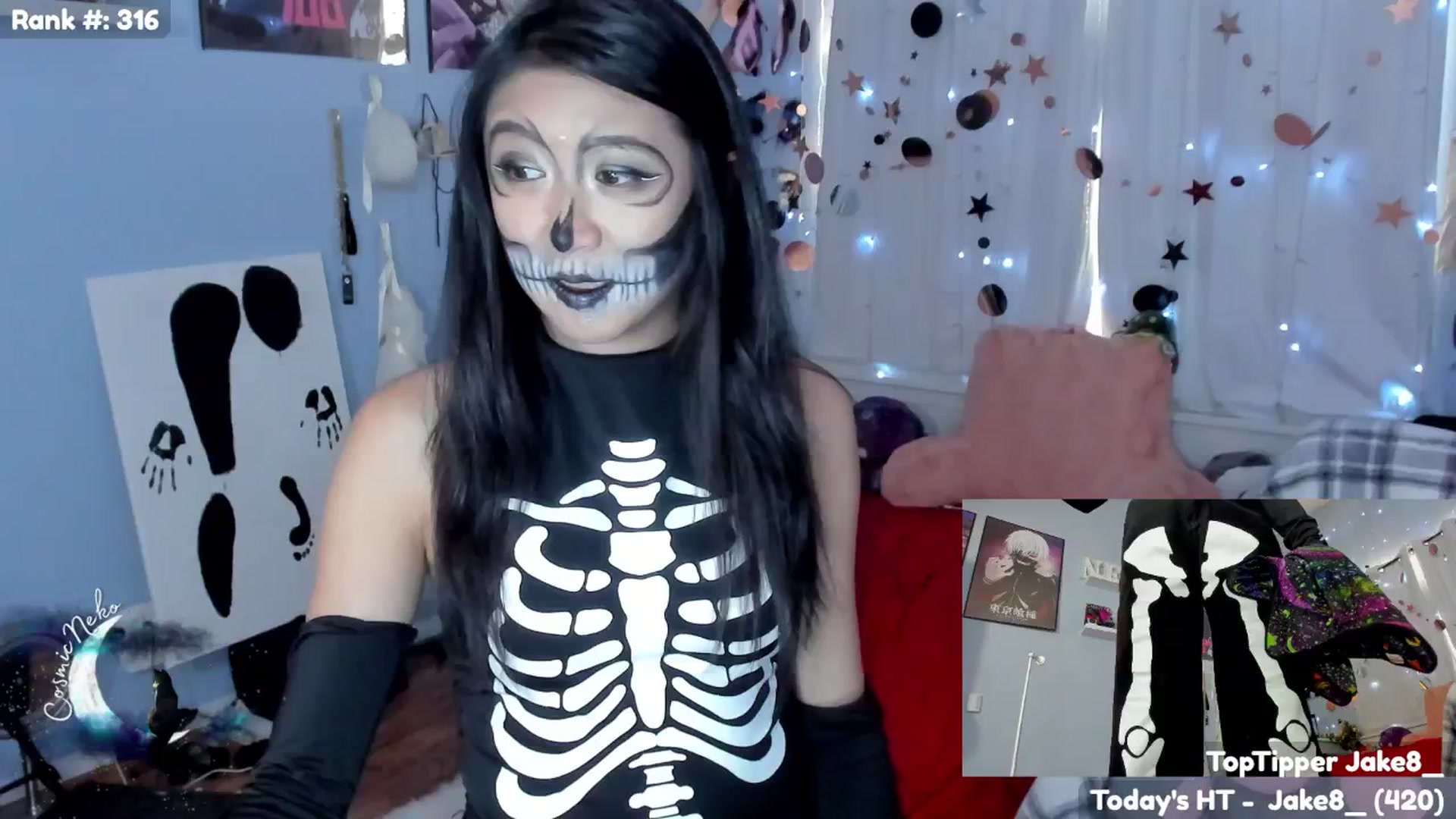 Gallery image thumbnail from CosmicNeko's myfreecams stream on, 10/22/2025, 24:43 image 2 of 20