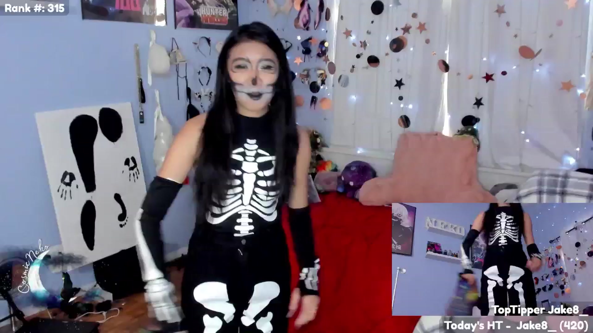 Gallery image thumbnail from CosmicNeko's myfreecams stream on, 10/22/2025, 24:43 image 5 of 20