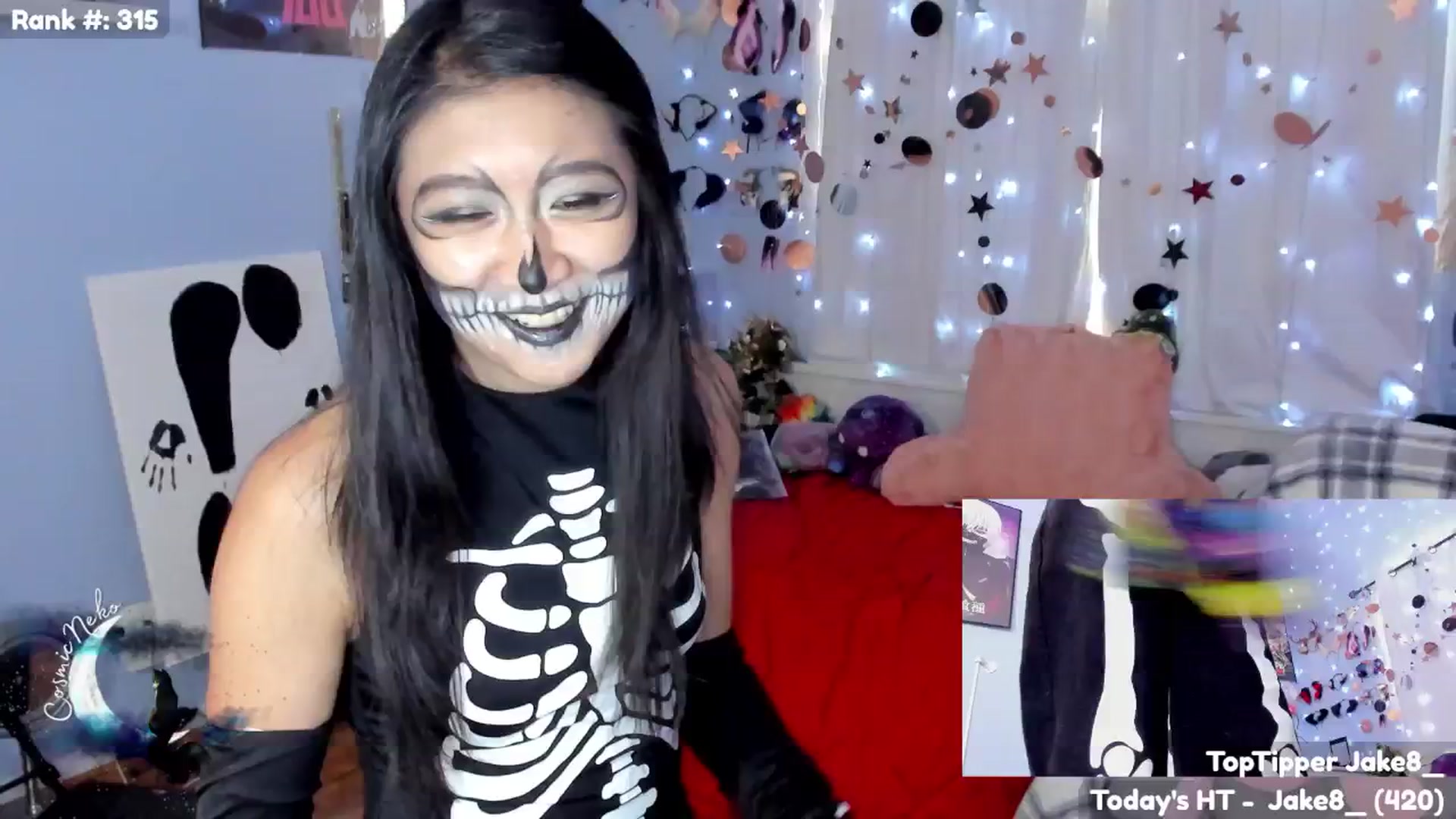 Gallery image thumbnail from CosmicNeko's myfreecams stream on, 10/22/2025, 24:43 image 4 of 20