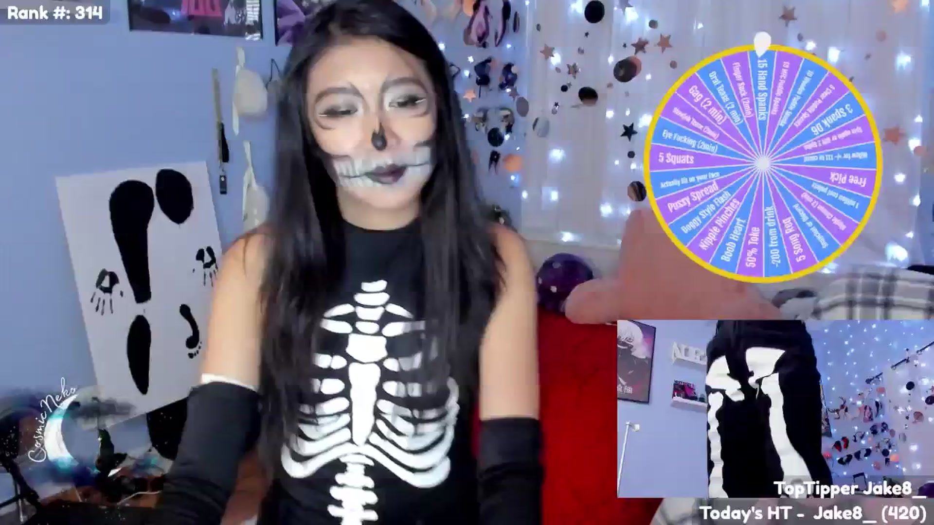 Gallery image thumbnail from CosmicNeko's myfreecams stream on, 10/22/2025, 24:43 image 12 of 20