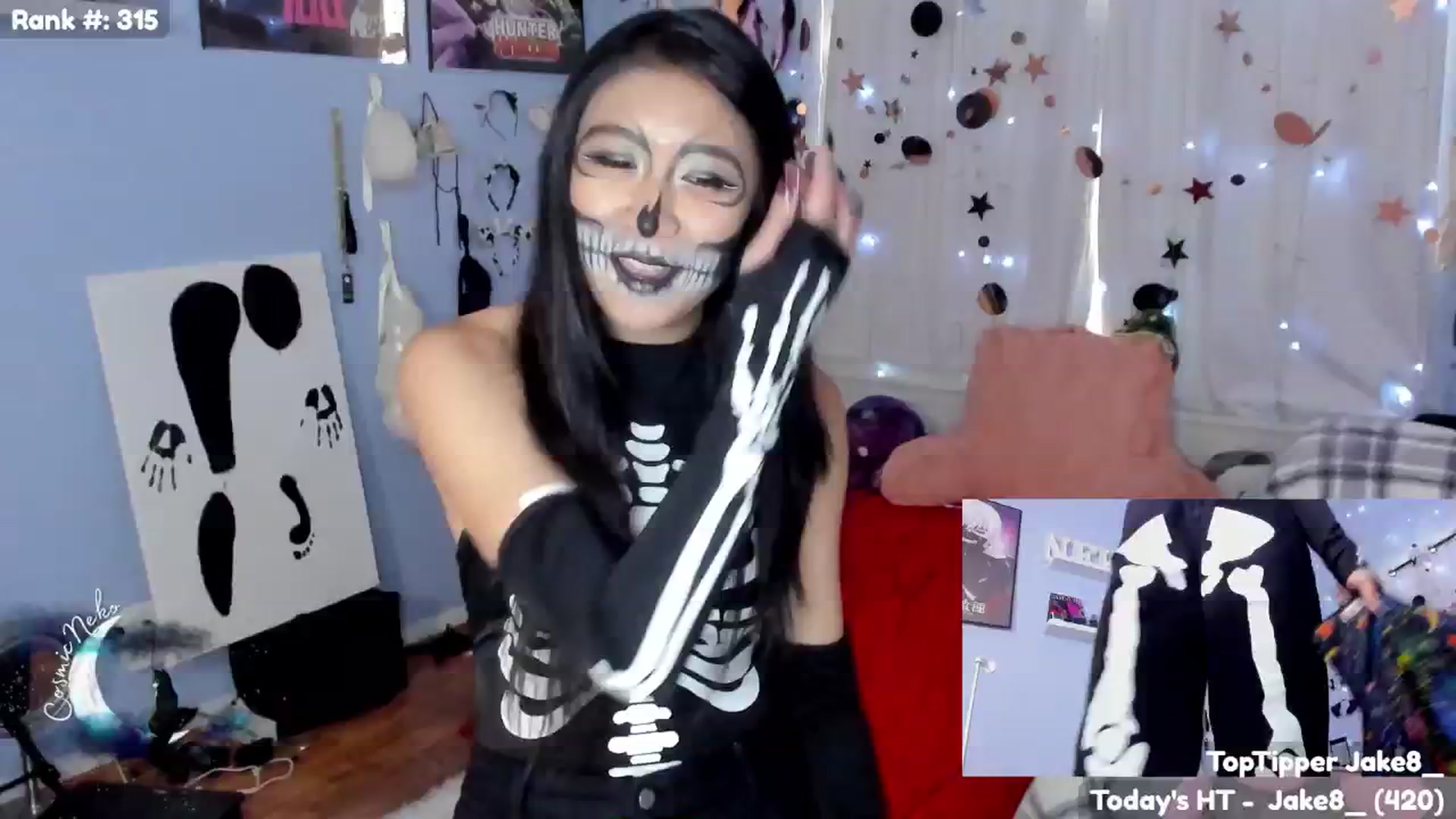 Gallery image thumbnail from CosmicNeko's myfreecams stream on, 10/22/2025, 24:43 image 6 of 20