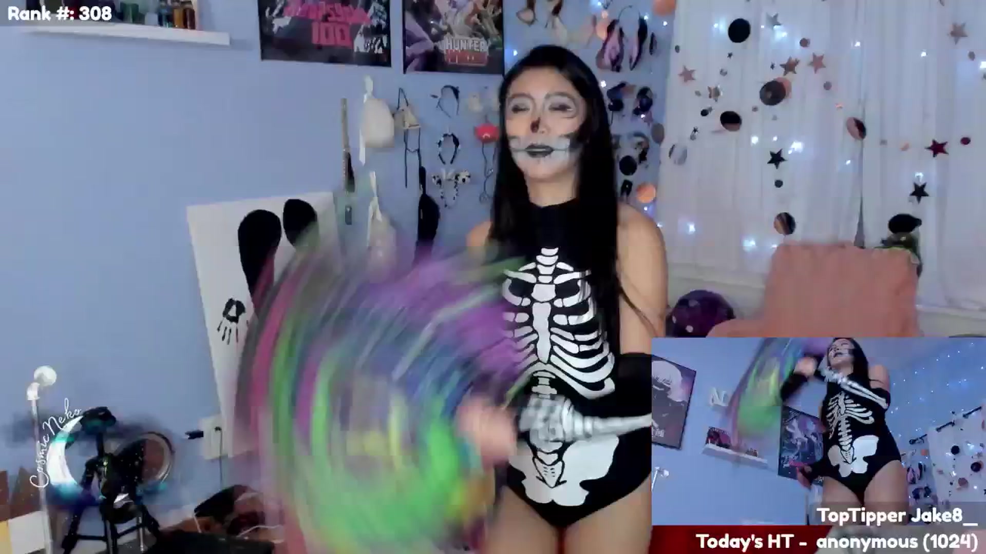 Gallery image thumbnail from CosmicNeko's myfreecams stream on, 10/22/2025, 04:12 image 4 of 20