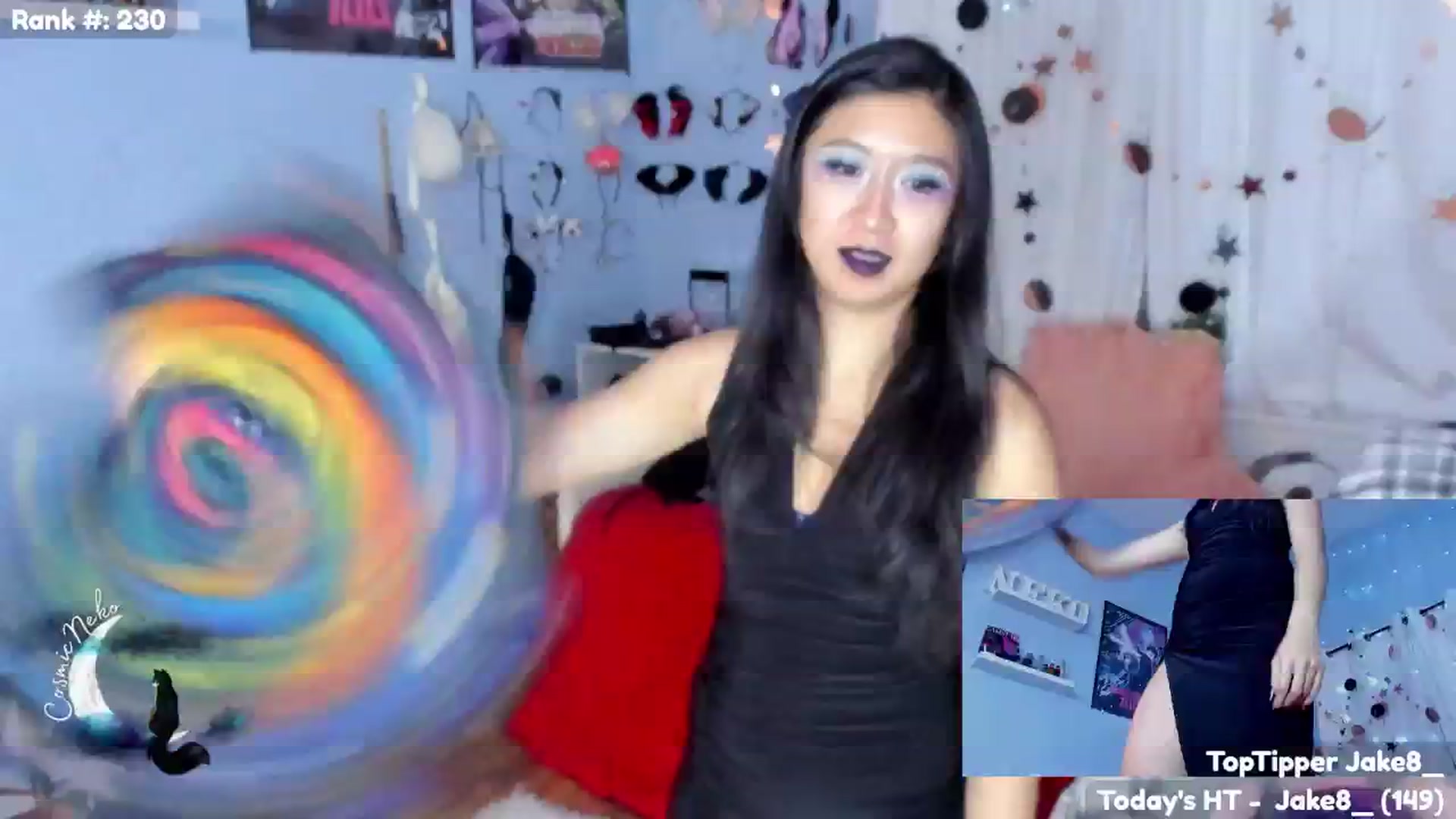 Gallery image thumbnail from CosmicNeko's myfreecams stream on, 10/25/2025, 04:36 image 1 of 20