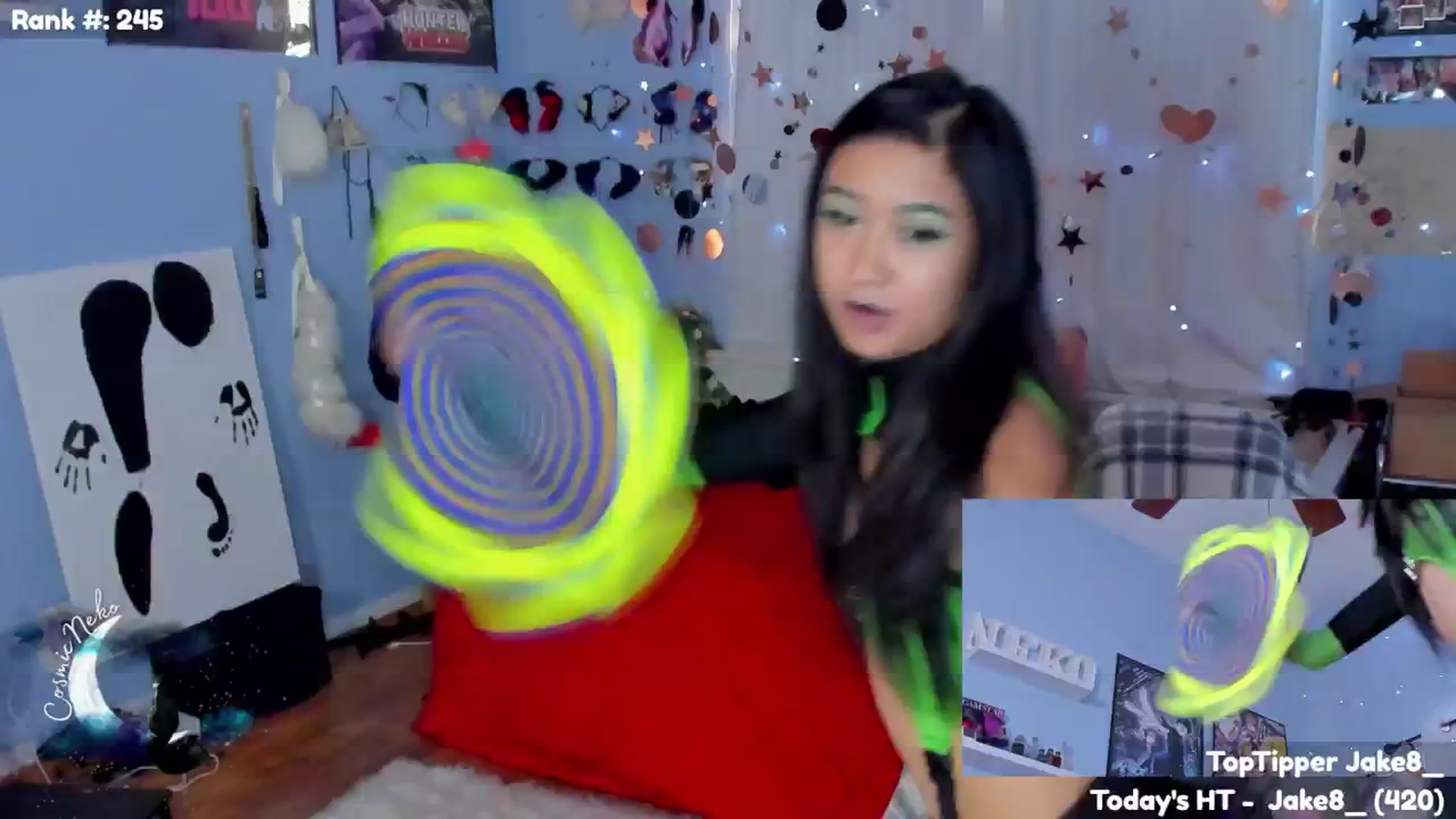 Gallery image thumbnail from CosmicNeko's myfreecams stream on, 10/30/2025, 24:17 image 8 of 20