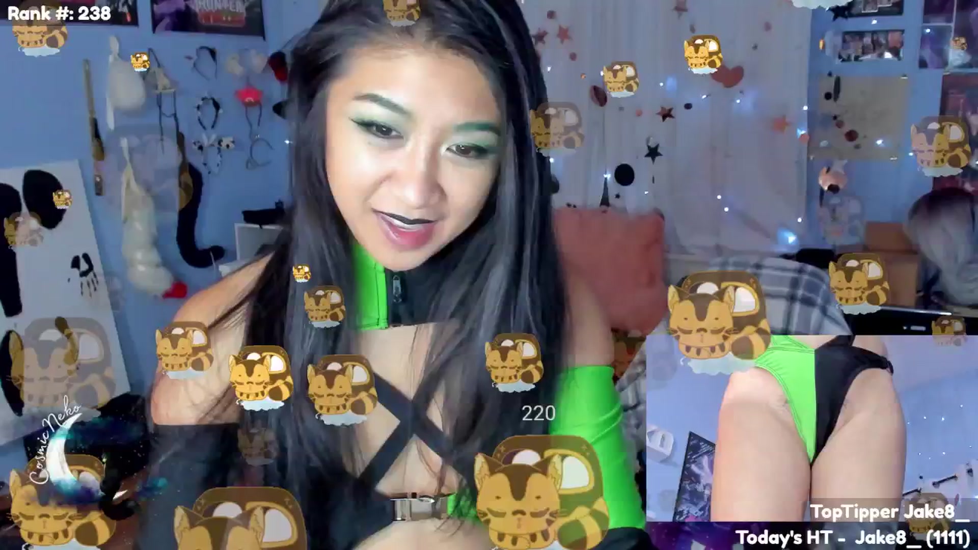 Gallery image thumbnail from CosmicNeko's myfreecams stream on, 10/30/2025, 03:43 image 9 of 20