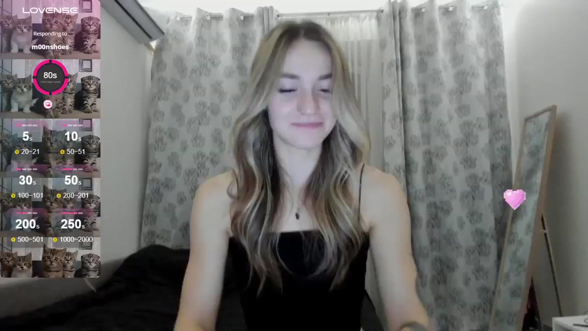 Gallery image thumbnail from Cutestdemon1's myfreecams stream on, 08/29/2024, 21:15 image 10 of 20