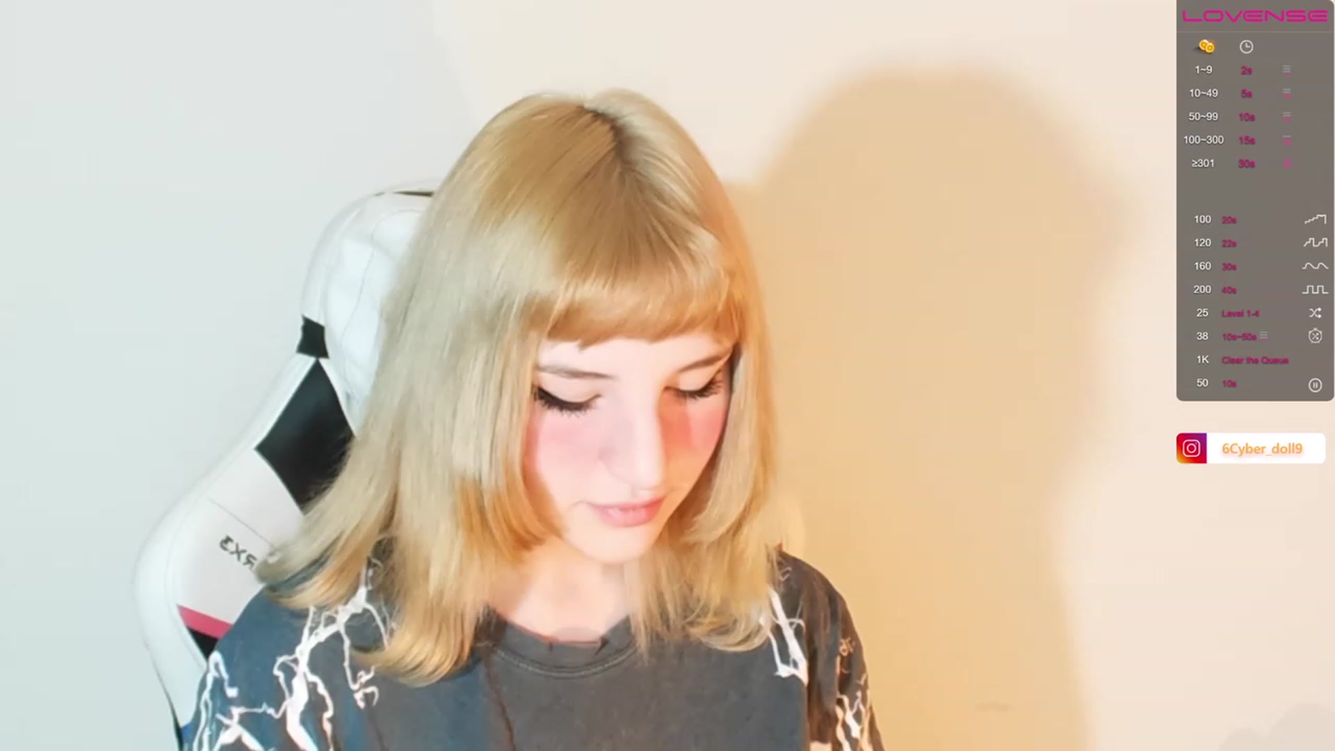 Gallery image thumbnail from Cyber_doll's myfreecams stream on, 12/05/2022, 14:18 image 1 of 20