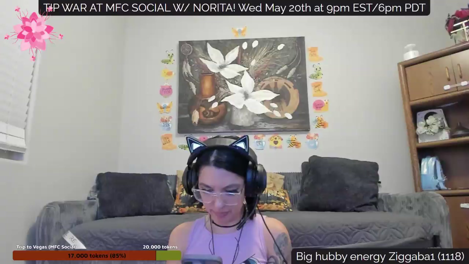 Gallery image thumbnail from CynPai's myfreecams stream on, 05/14/2026, 05:17 image 18 of 20