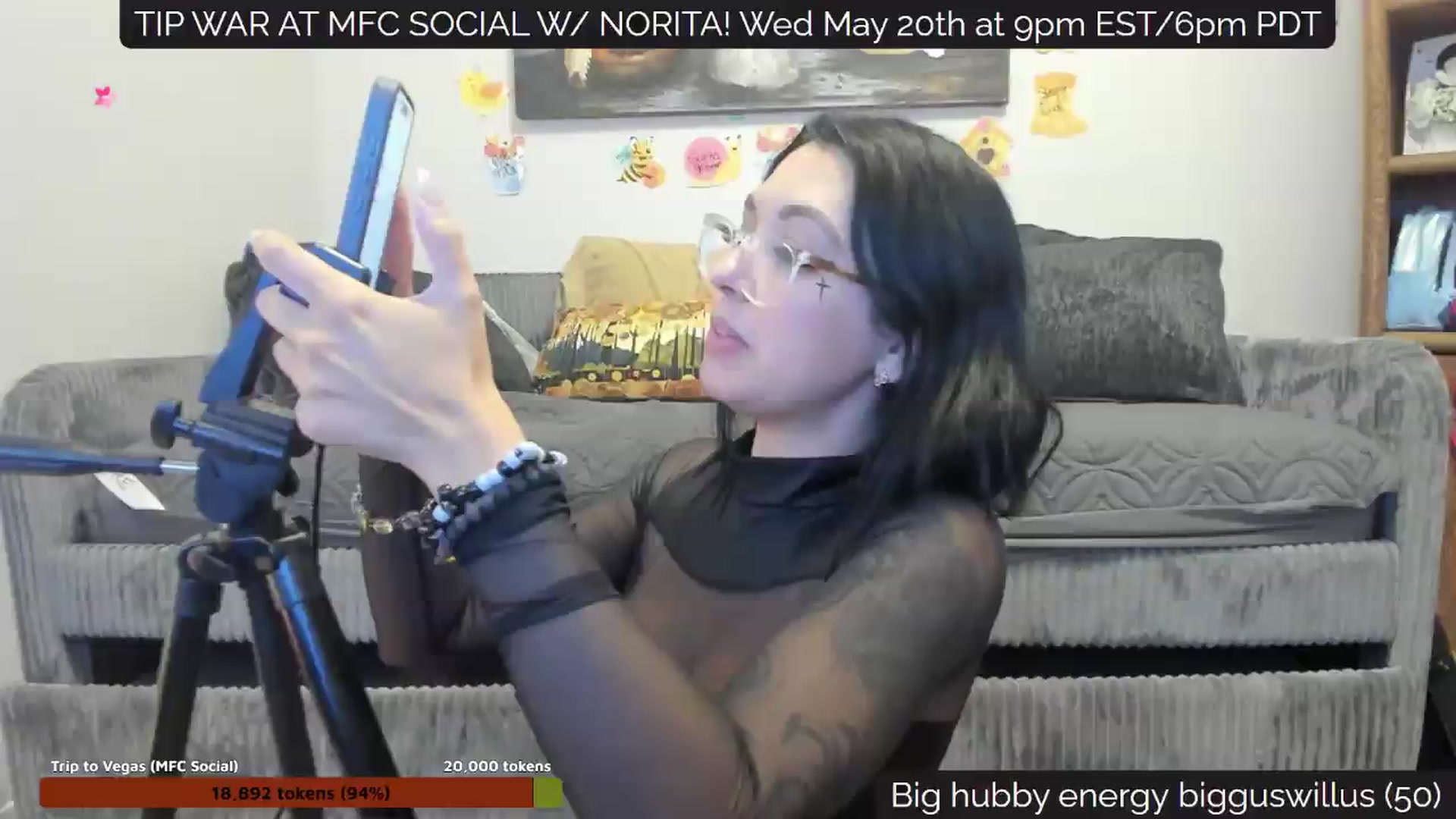 Gallery image thumbnail from CynPai's myfreecams stream on, 05/18/2026, 04:25 image 2 of 20