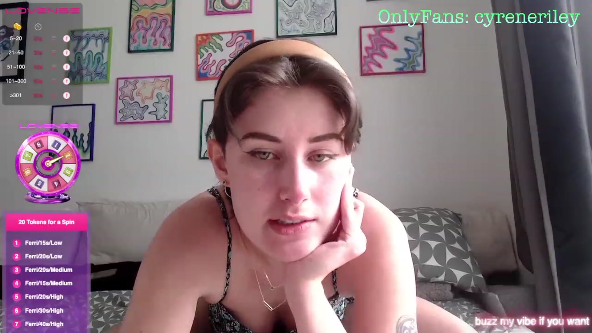 Gallery image thumbnail from Cyreneriley's myfreecams stream on, 04/18/2023, 20:02 image 14 of 20