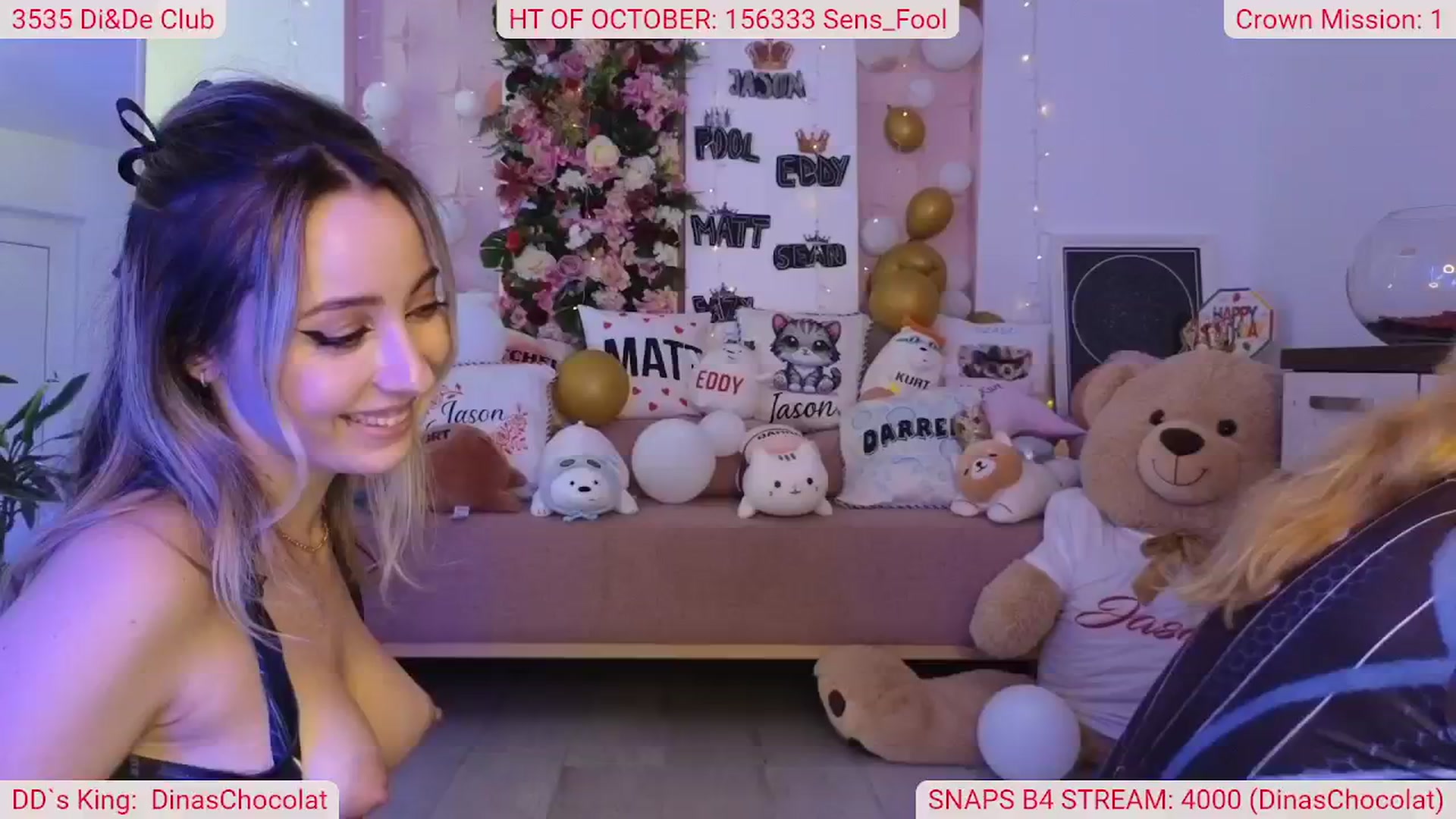 Gallery image thumbnail from DDsBday's myfreecams stream on, 10/06/2024, 07:38 image 16 of 20