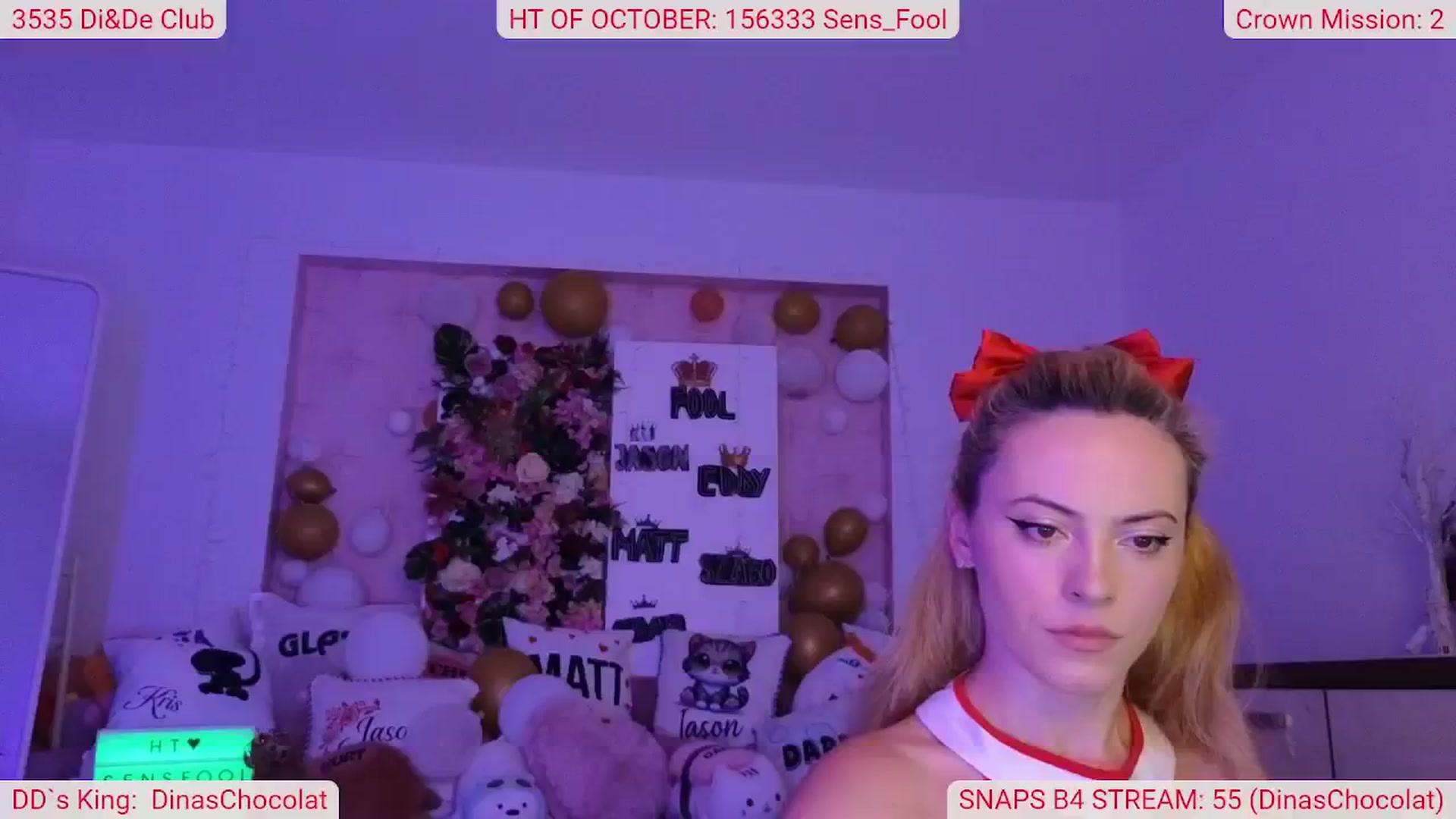Gallery image thumbnail from DDsBday's myfreecams stream on, 10/10/2024, 08:05 image 1 of 20