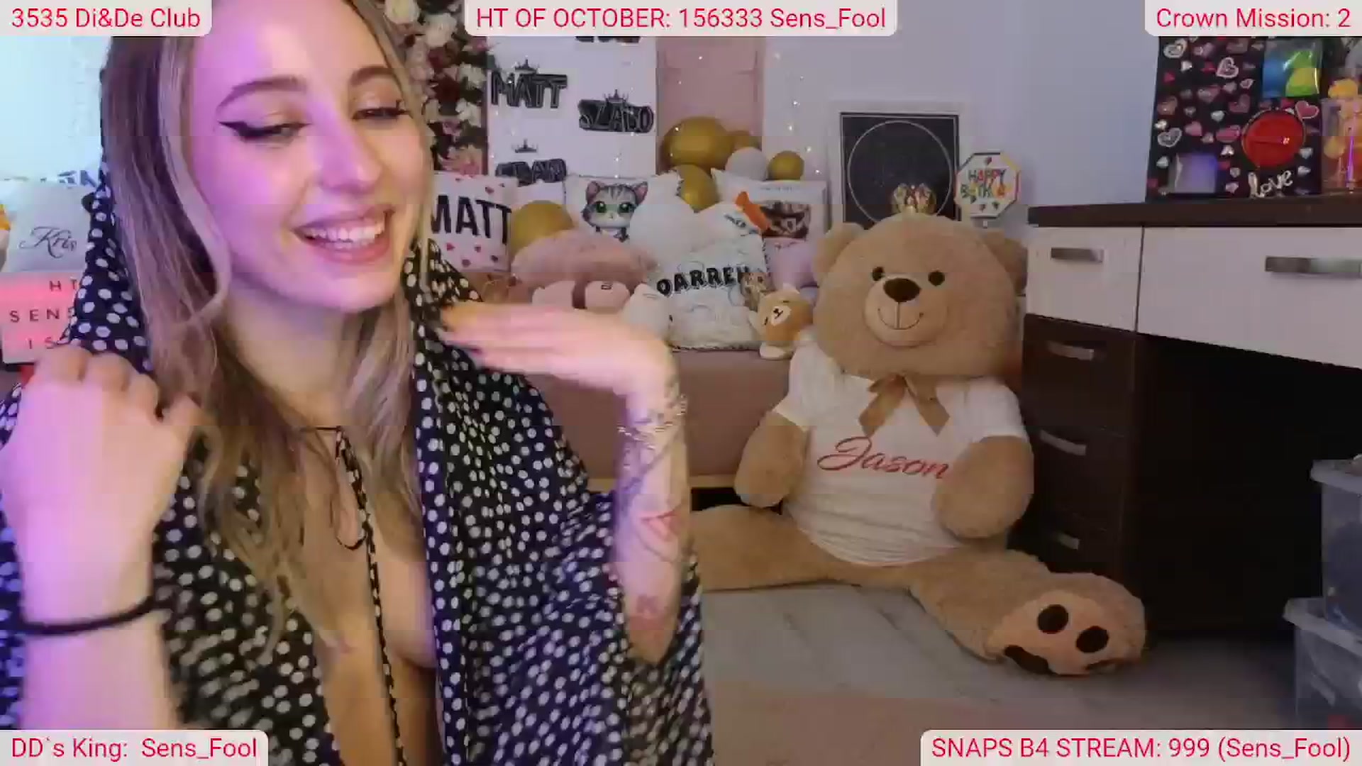 Gallery image thumbnail from DDsBday's myfreecams stream on, 10/13/2024, 08:27 image 17 of 20