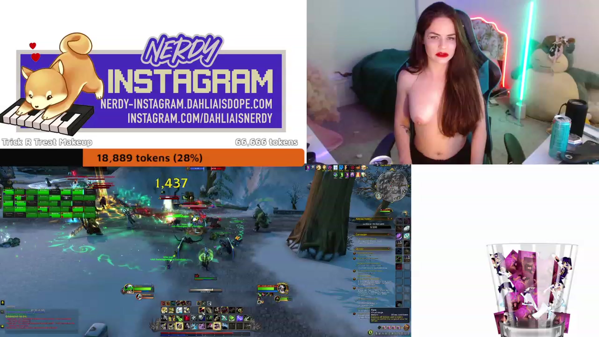 Gallery image thumbnail from DahliaIsDopey's myfreecams stream on, 12/16/2022, 06:04 image 9 of 20