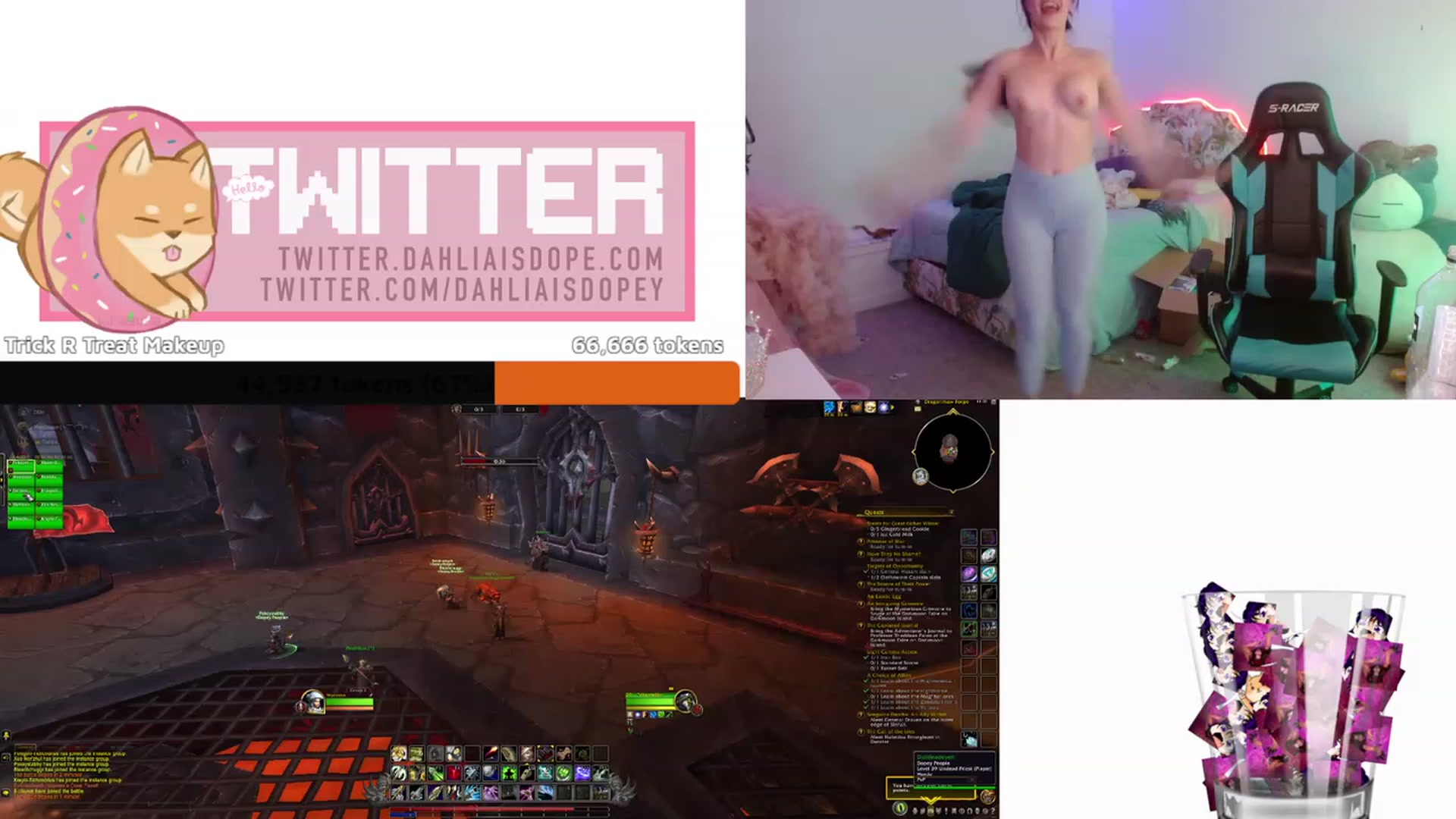 Gallery image thumbnail from DahliaIsDopey's myfreecams stream on, 12/19/2022, 06:38 image 13 of 20