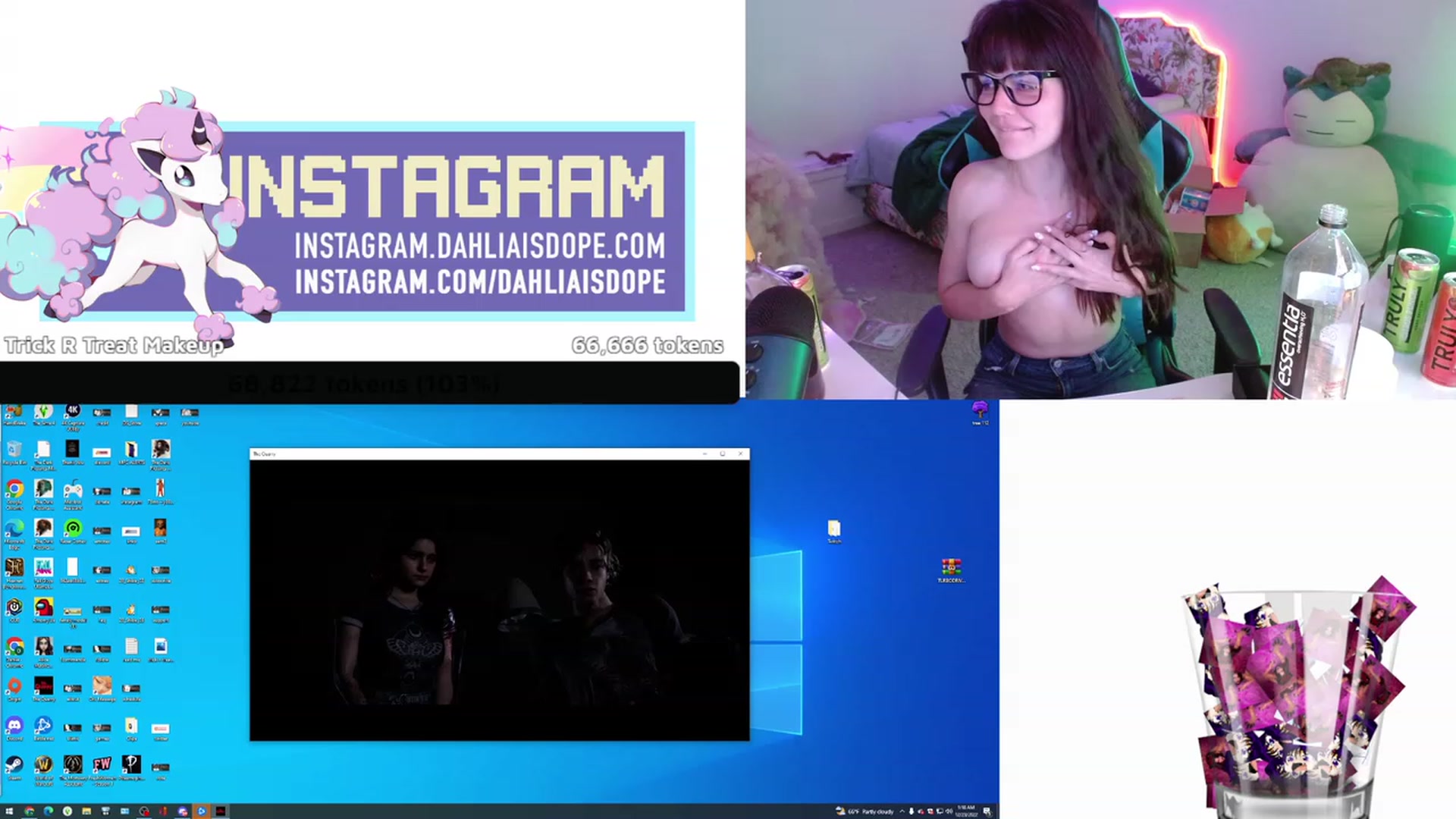 Gallery image thumbnail from DahliaIsDopey's myfreecams stream on, 12/23/2022, 06:52 image 18 of 20