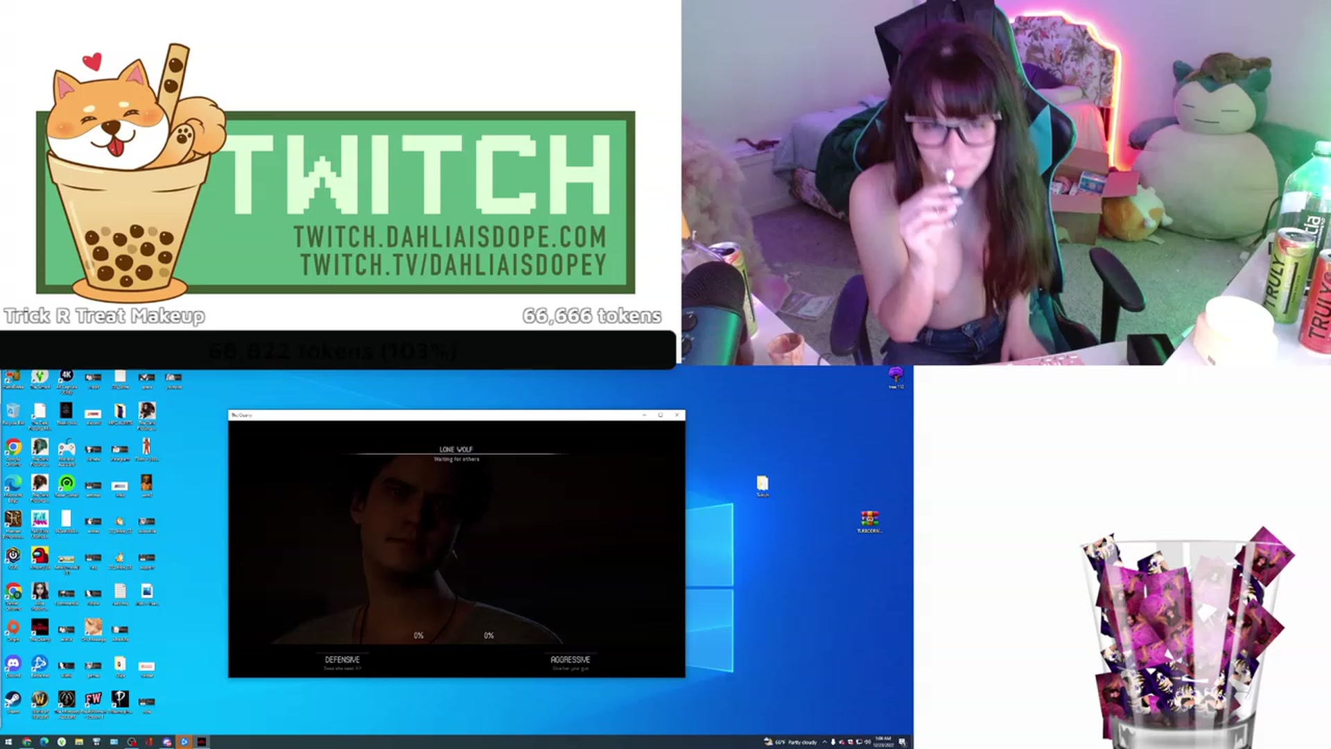 Gallery image thumbnail from DahliaIsDopey's myfreecams stream on, 12/23/2022, 06:52 image 17 of 20