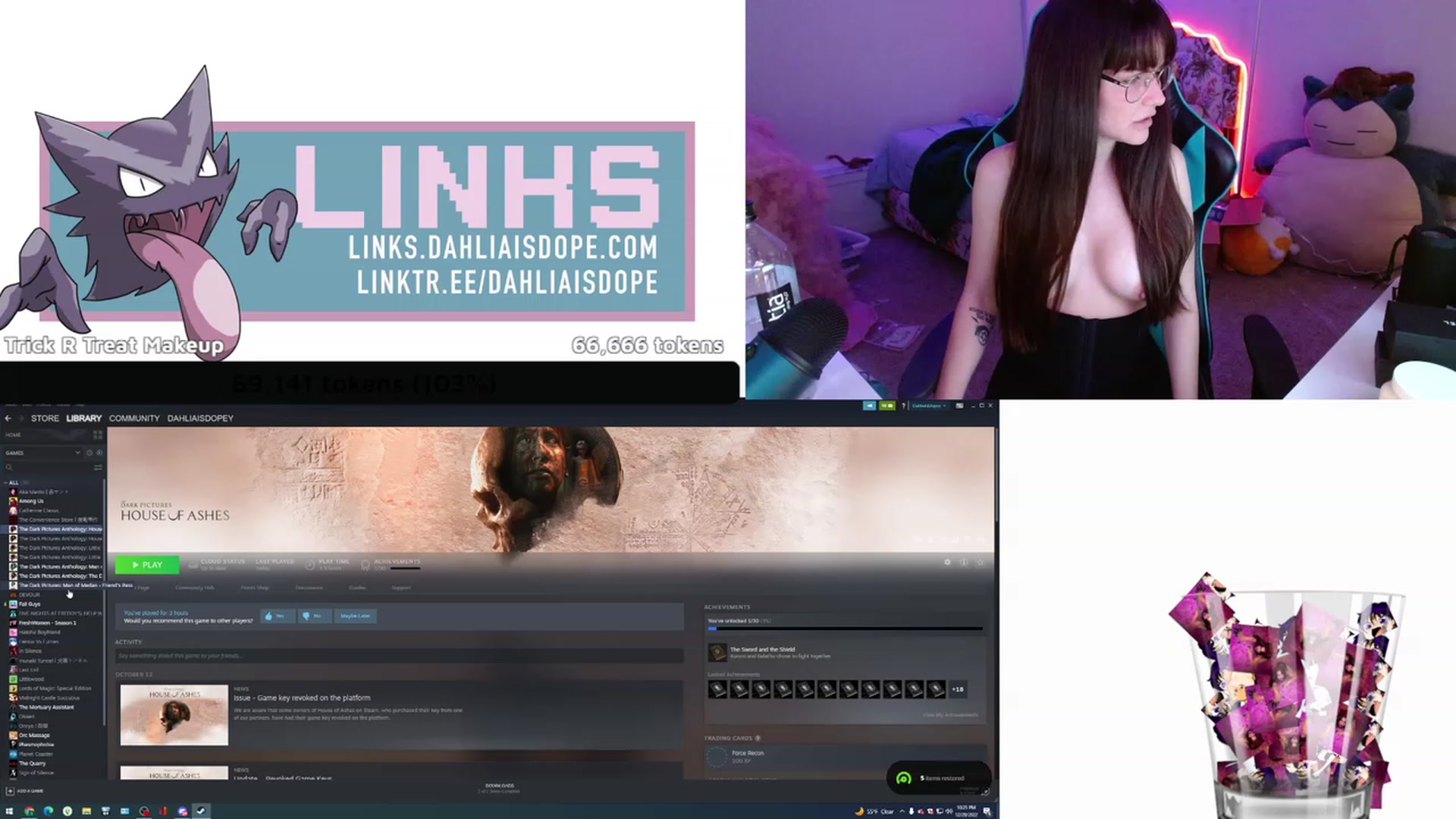 Gallery image thumbnail from DahliaIsDopey's myfreecams stream on, 12/29/2022, 03:35 image 15 of 20