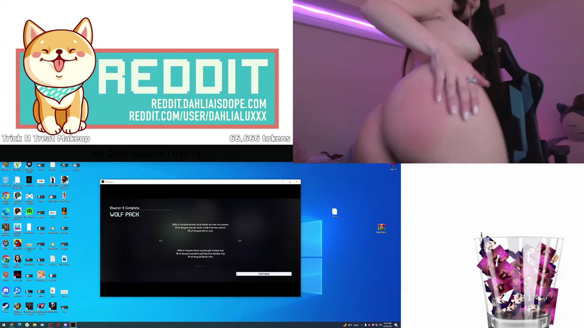Gallery image thumbnail from DahliaIsDopey's myfreecams stream on, 12/30/2022, 05:36 image 15 of 20