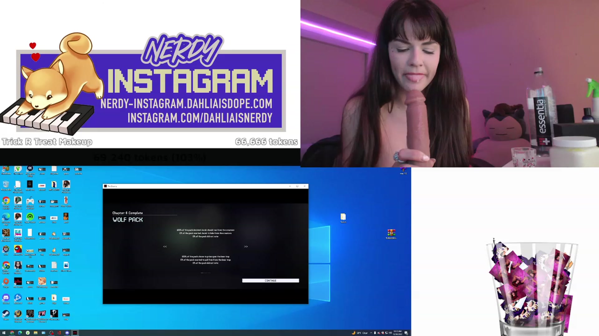 Gallery image thumbnail from DahliaIsDopey's myfreecams stream on, 12/30/2022, 05:36 image 14 of 20