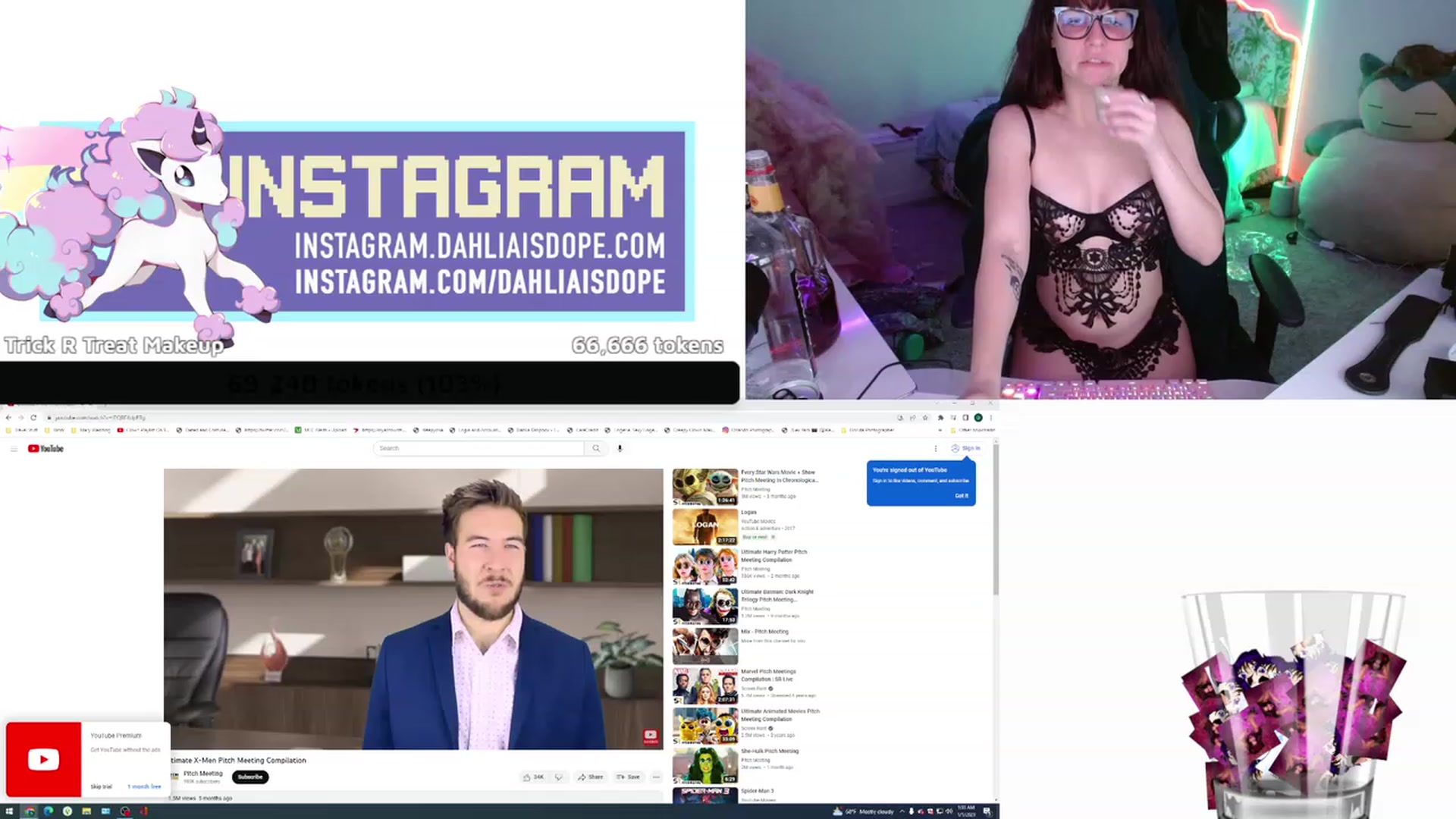 Gallery image thumbnail from DahliaIsDopey's myfreecams stream on, 01/01/2023, 06:49 image 17 of 20