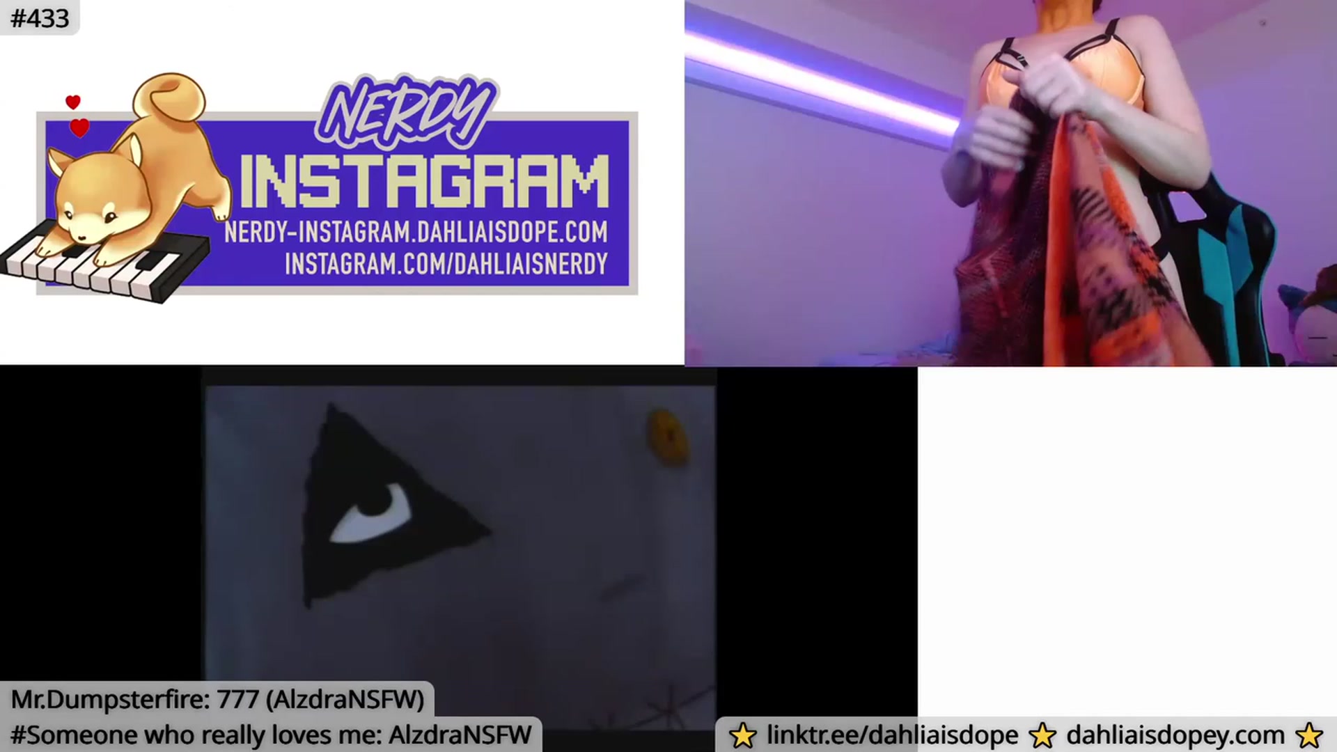 Gallery image thumbnail from DahliaIsDopey's myfreecams stream on, 01/21/2023, 04:41 image 18 of 20