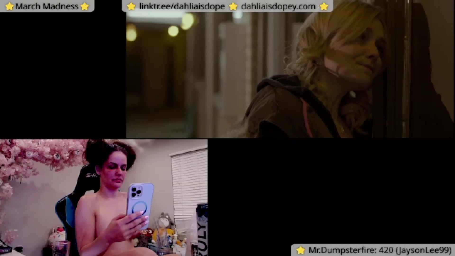 Gallery image thumbnail from DahliaIsDopey's myfreecams stream on, 03/21/2023, 05:22 image 8 of 20