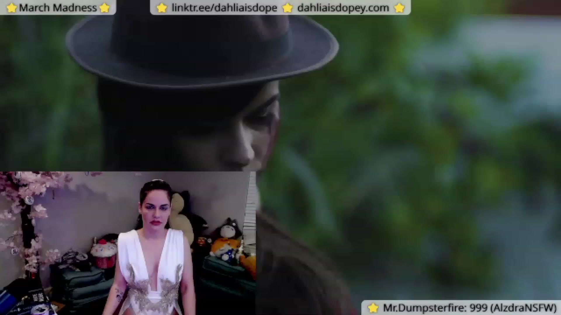 Gallery image thumbnail from DahliaIsDopey's myfreecams stream on, 03/25/2023, 04:54 image 5 of 20