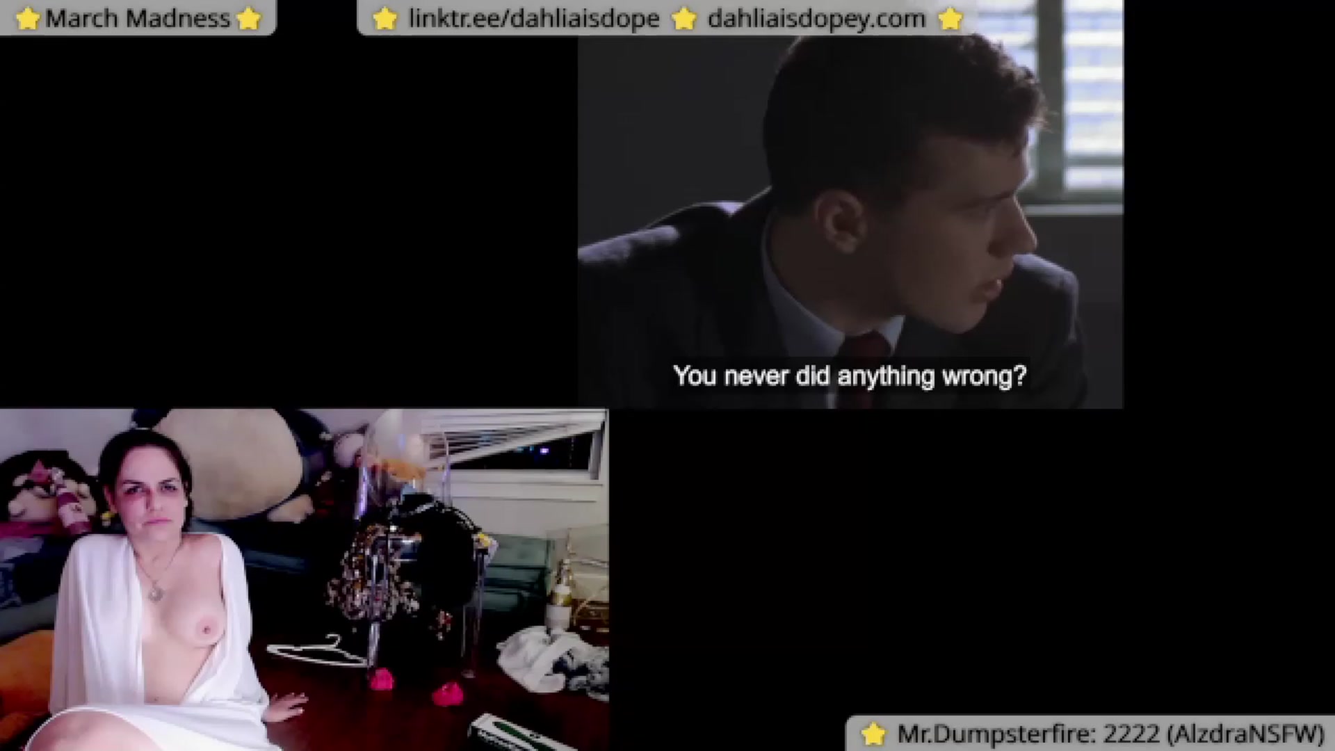 Gallery image thumbnail from DahliaIsDopey's myfreecams stream on, 04/10/2023, 05:07 image 13 of 20
