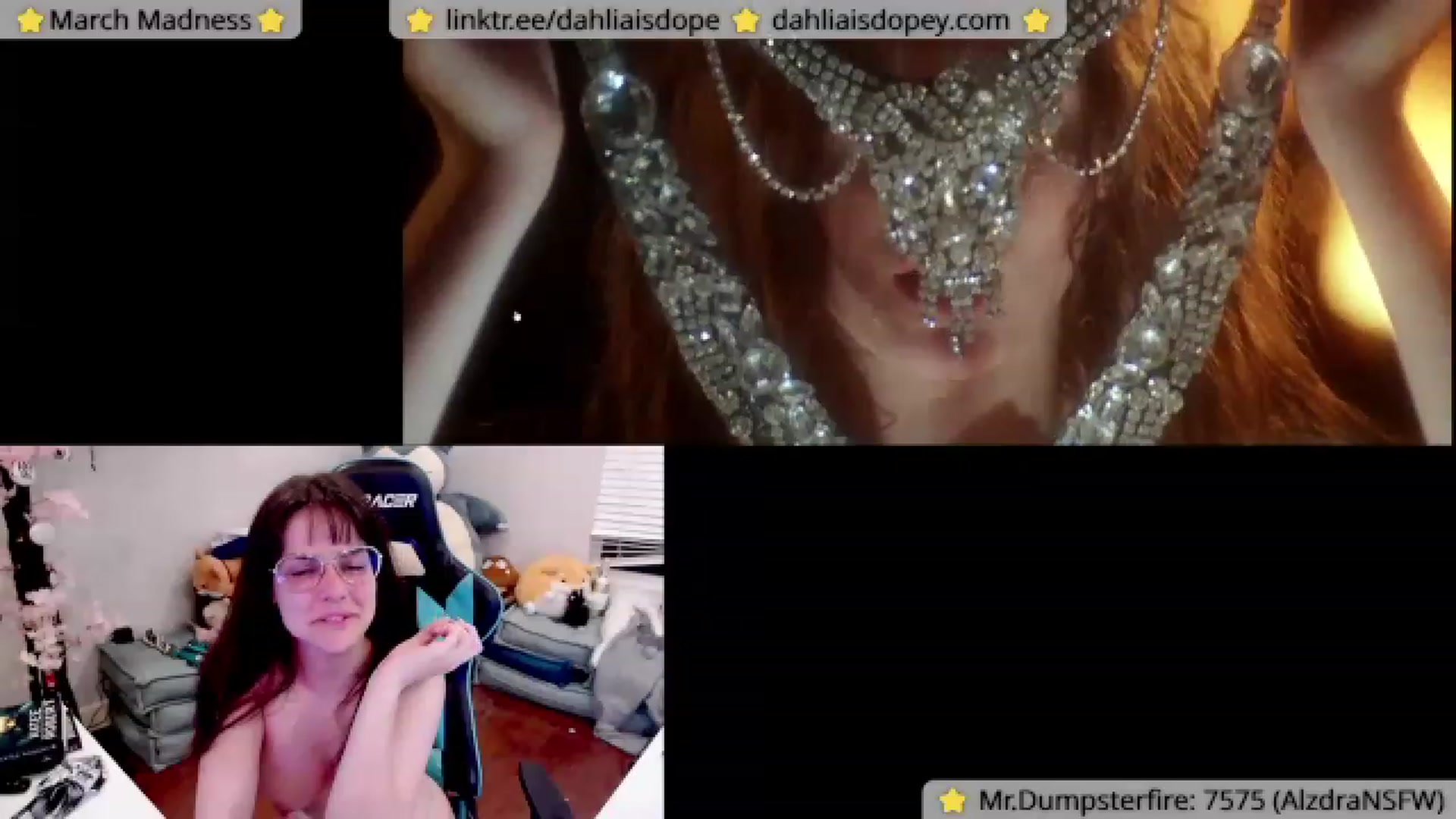 Gallery image thumbnail from DahliaIsDopey's myfreecams stream on, 05/01/2023, 05:43 image 5 of 20