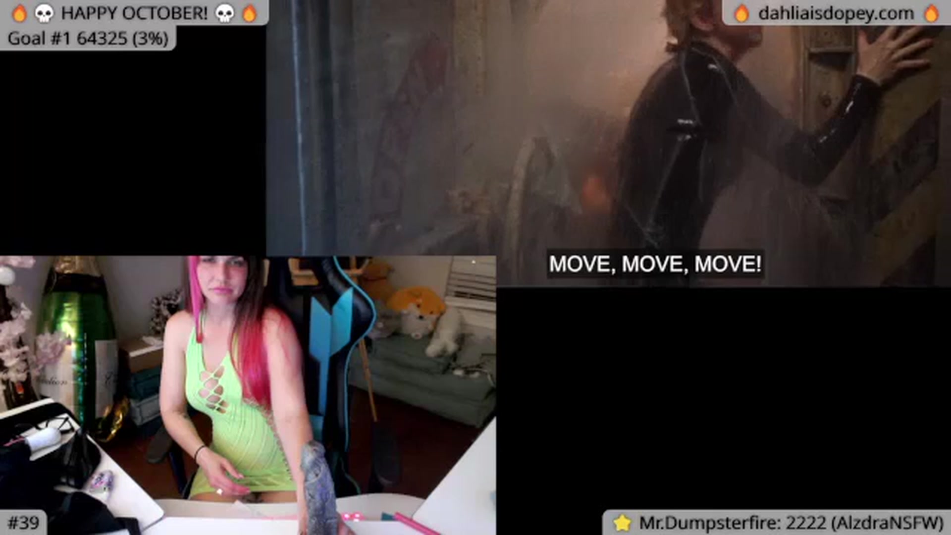 Gallery image thumbnail from DahliaIsDopey's myfreecams stream on, 10/07/2023, 04:19 image 16 of 20