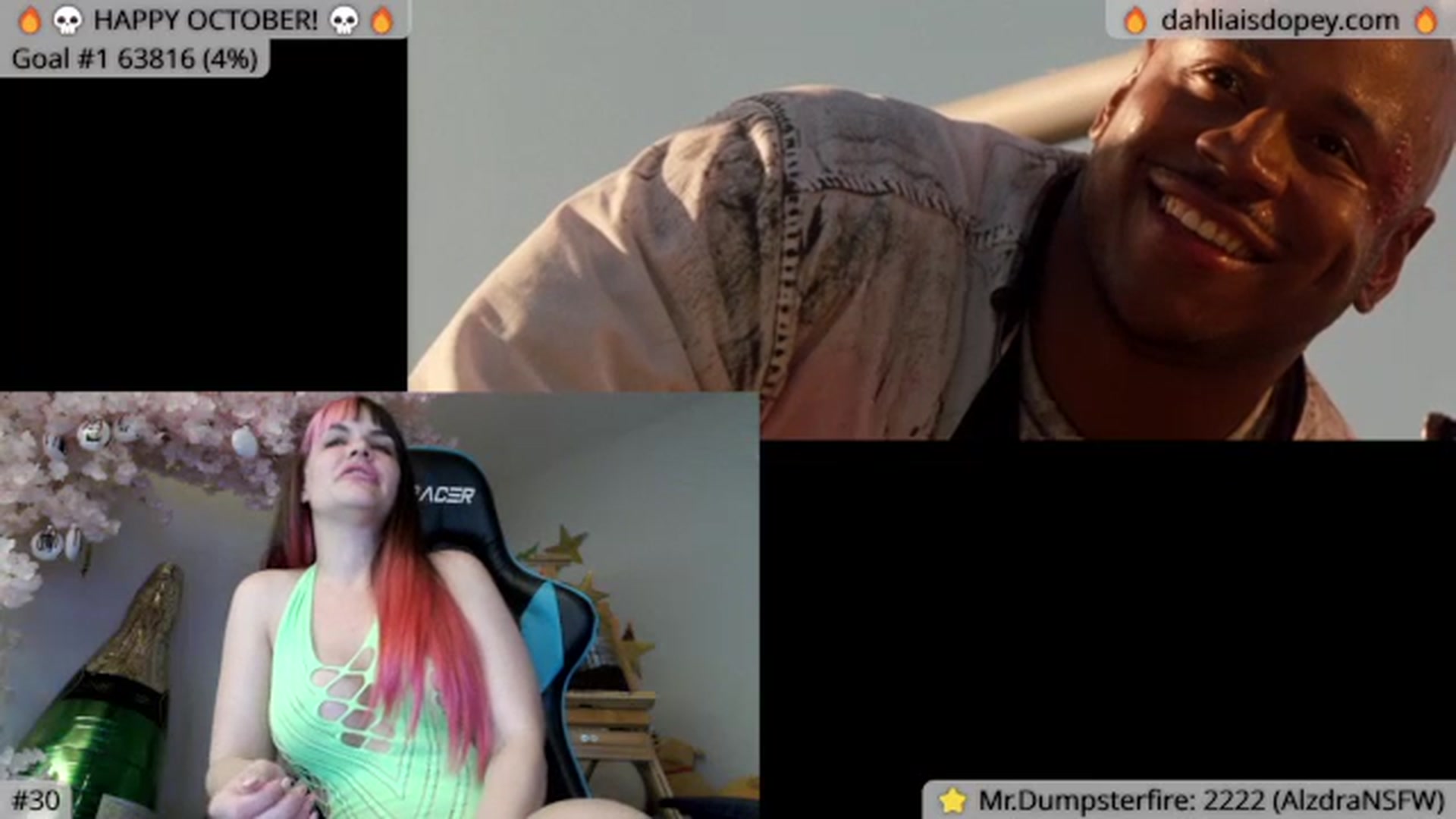 Gallery image thumbnail from DahliaIsDopey's myfreecams stream on, 10/07/2023, 04:47 image 2 of 20