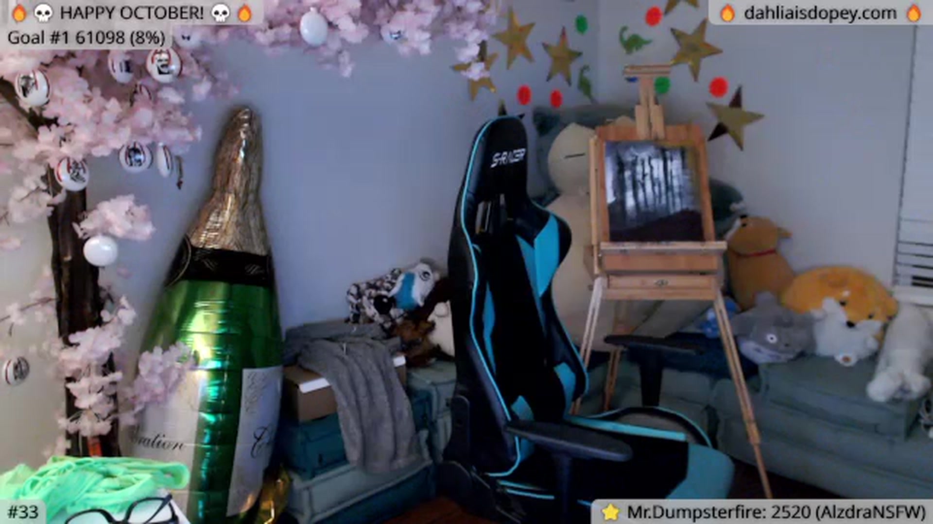 Gallery image thumbnail from DahliaIsDopey's myfreecams stream on, 10/09/2023, 02:02 image 7 of 20