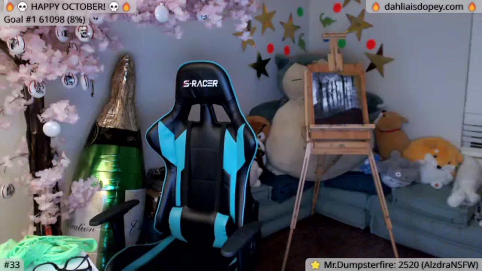 Gallery image thumbnail from DahliaIsDopey's myfreecams stream on, 10/09/2023, 02:02 image 8 of 20