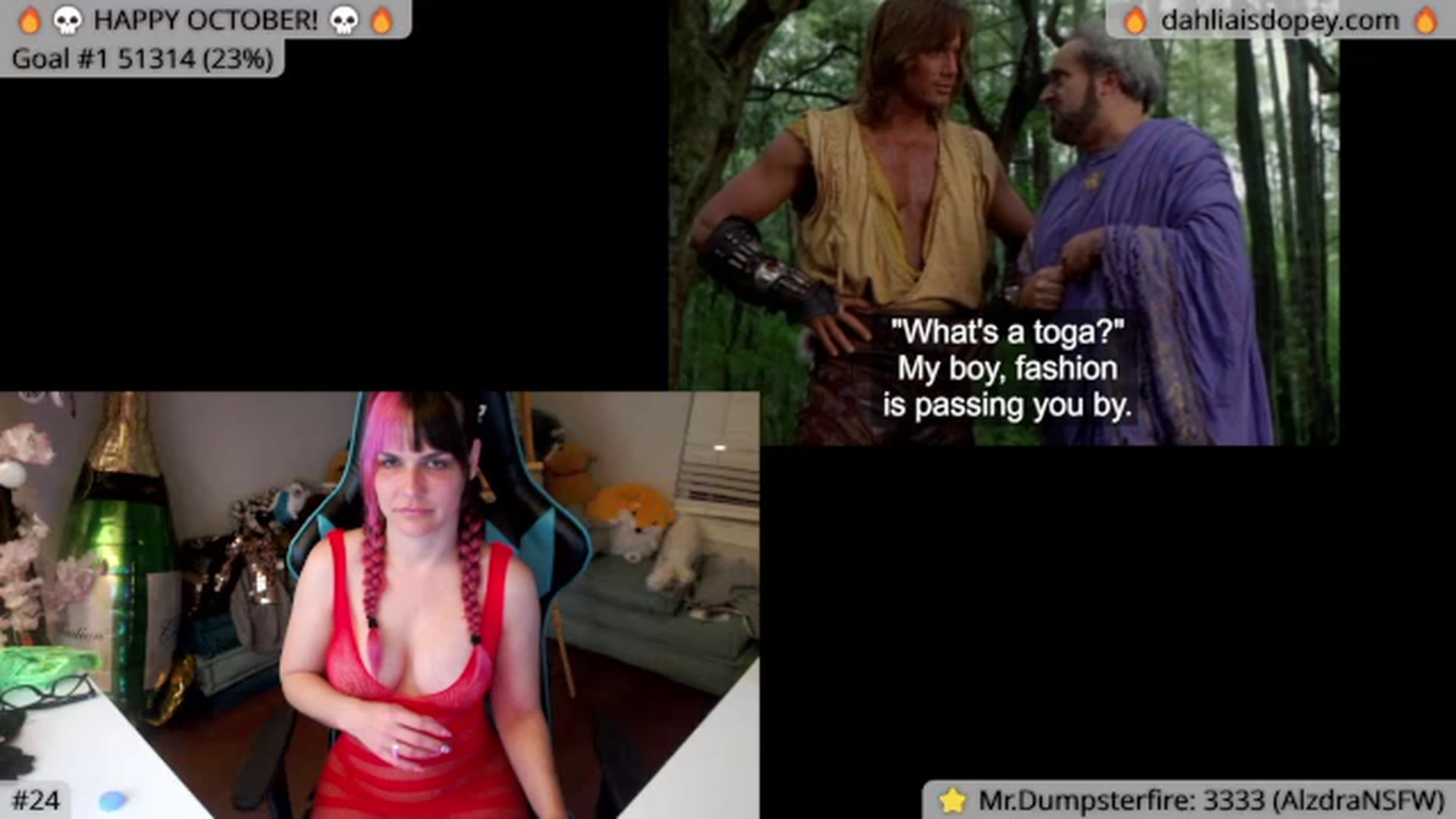 Gallery image thumbnail from DahliaIsDopey's myfreecams stream on, 10/09/2023, 03:16 image 20 of 20