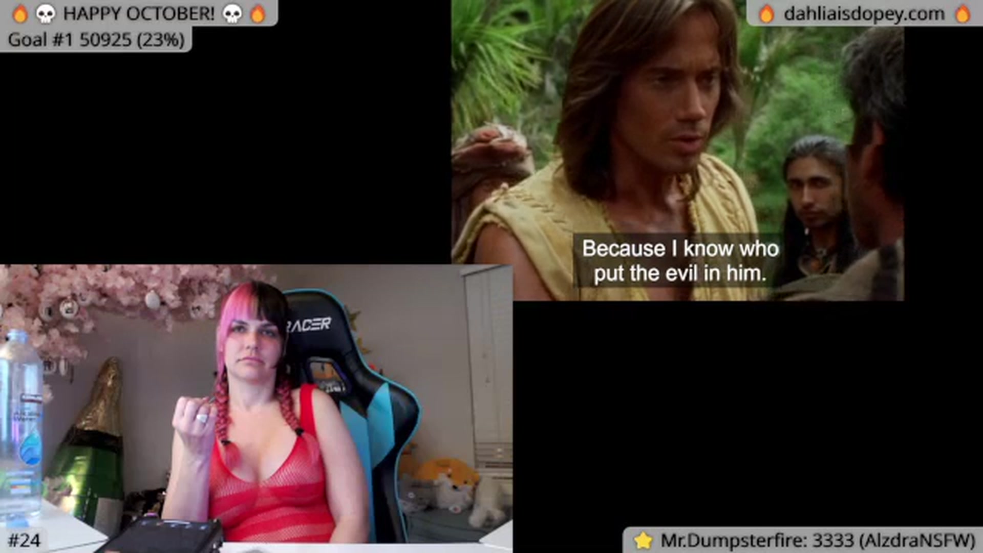 Gallery image thumbnail from DahliaIsDopey's myfreecams stream on, 10/09/2023, 03:38 image 10 of 20