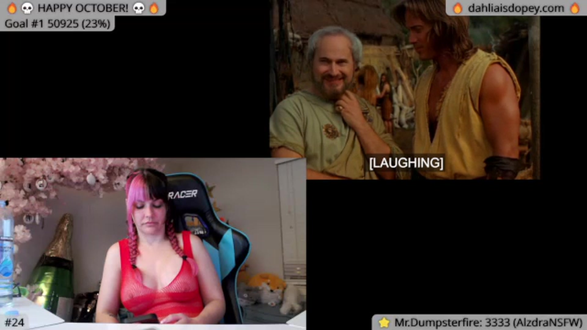 Gallery image thumbnail from DahliaIsDopey's myfreecams stream on, 10/09/2023, 03:38 image 3 of 20