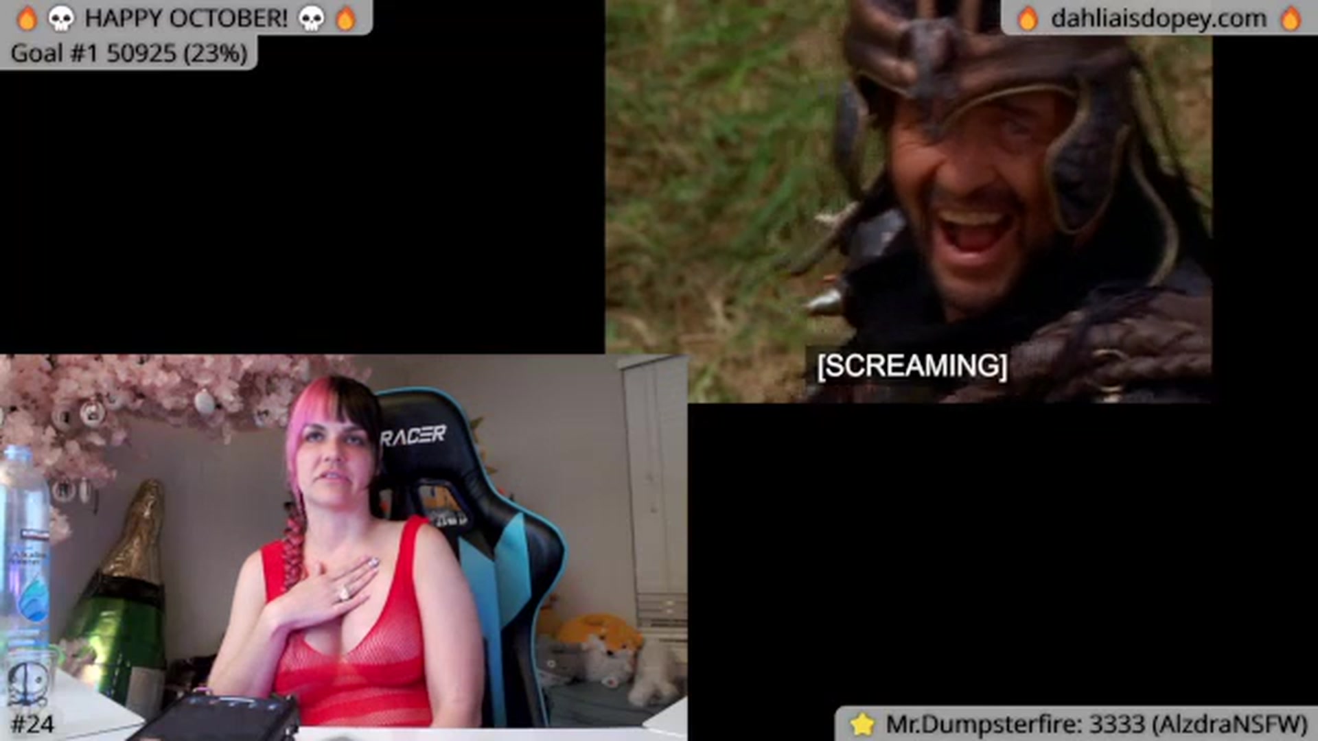 Gallery image thumbnail from DahliaIsDopey's myfreecams stream on, 10/09/2023, 03:38 image 17 of 20