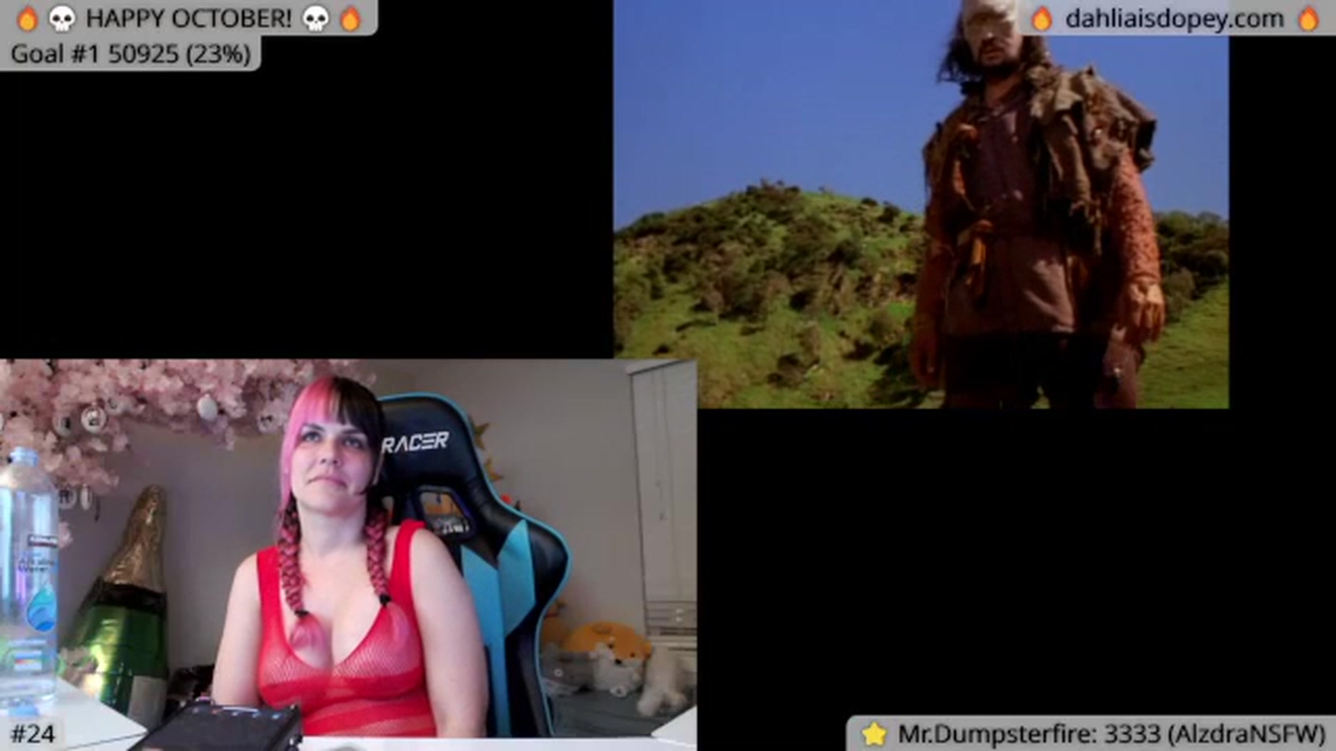 Gallery image thumbnail from DahliaIsDopey's myfreecams stream on, 10/09/2023, 03:38 image 9 of 20