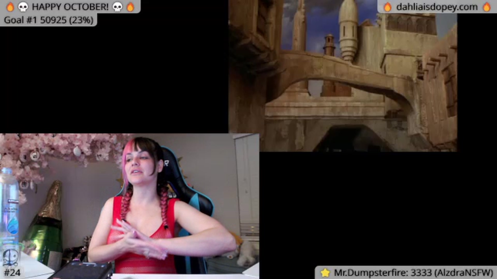 Gallery image thumbnail from DahliaIsDopey's myfreecams stream on, 10/09/2023, 03:38 image 20 of 20
