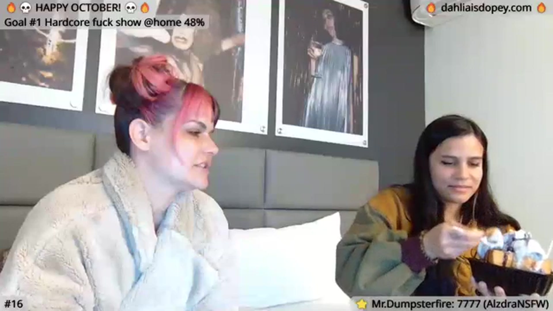 Gallery image thumbnail from DahliaIsDopey's myfreecams stream on, 10/13/2023, 02:41 image 18 of 20